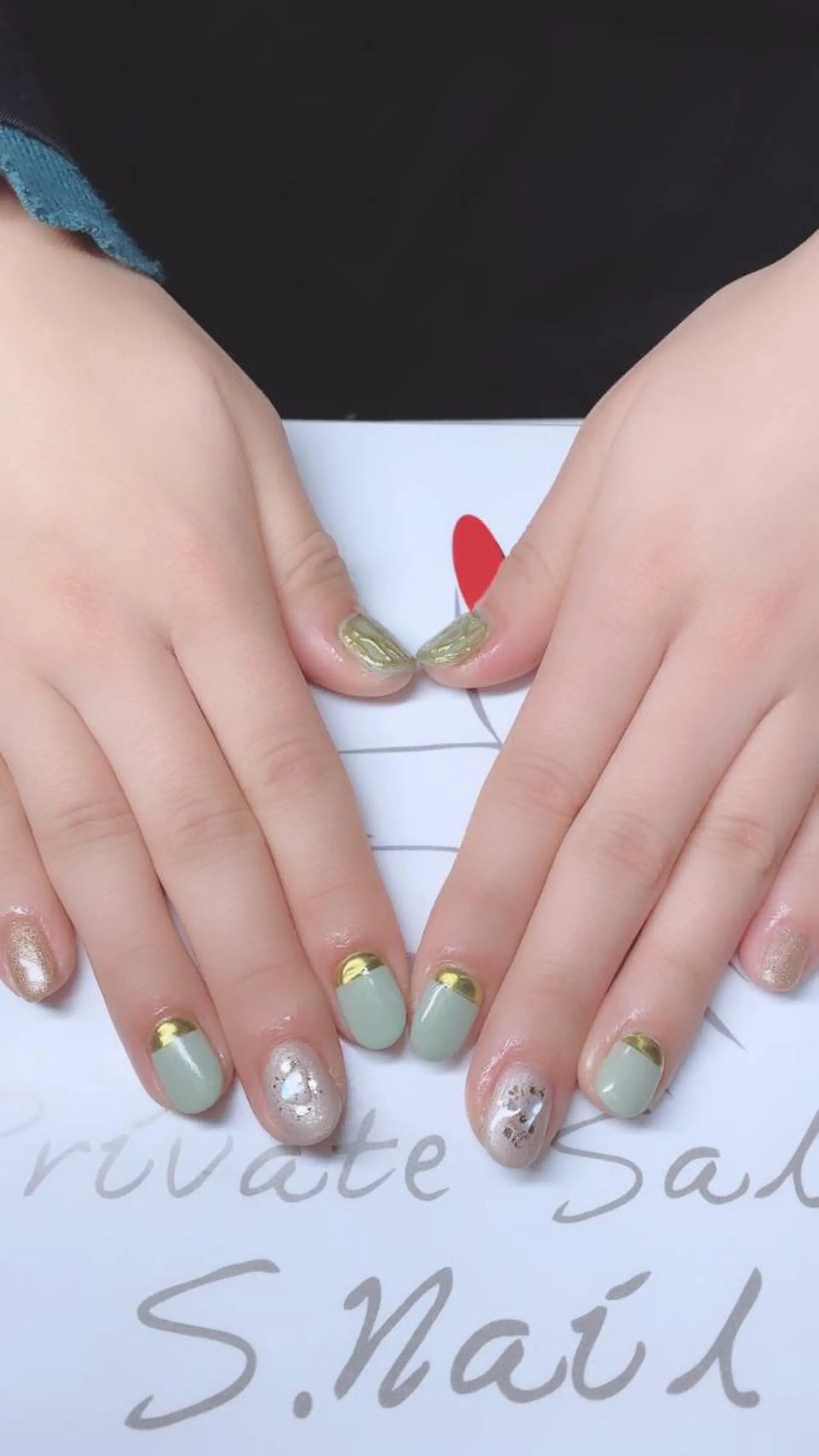 ネイル 西大分S.Nail 𓏲⋆🪸.⋆⸜🫧のネイルデザイン