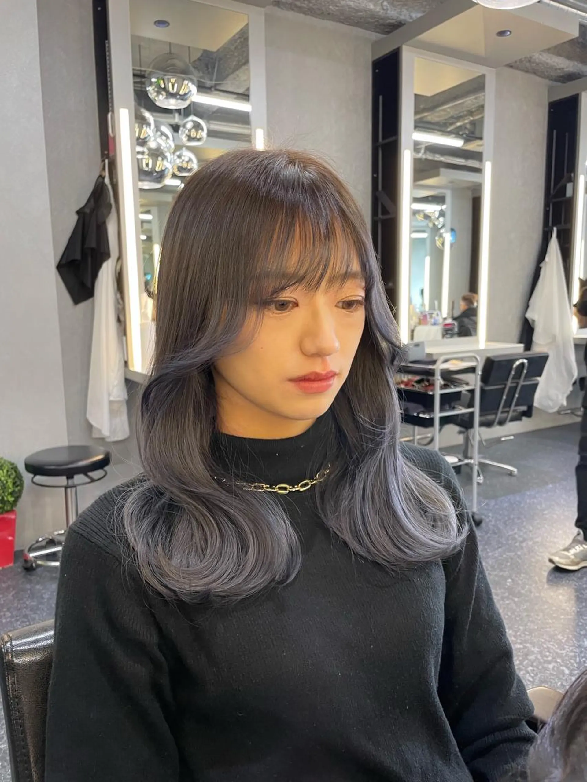 ロング 韓国ヘア🇰🇷 FUMINAのヘアスタイル