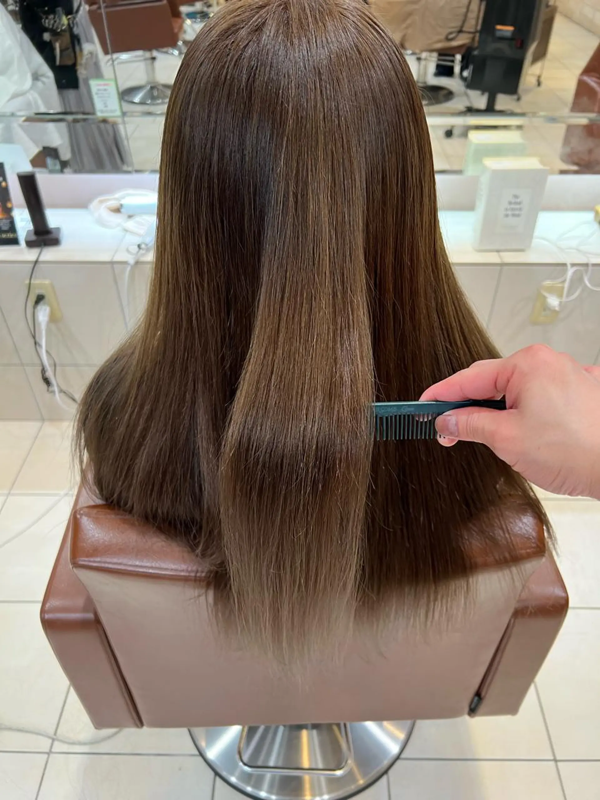 ミディアム トリートメント カット トリートメント 川崎レイヤーカット /江口真正のヘアスタイル