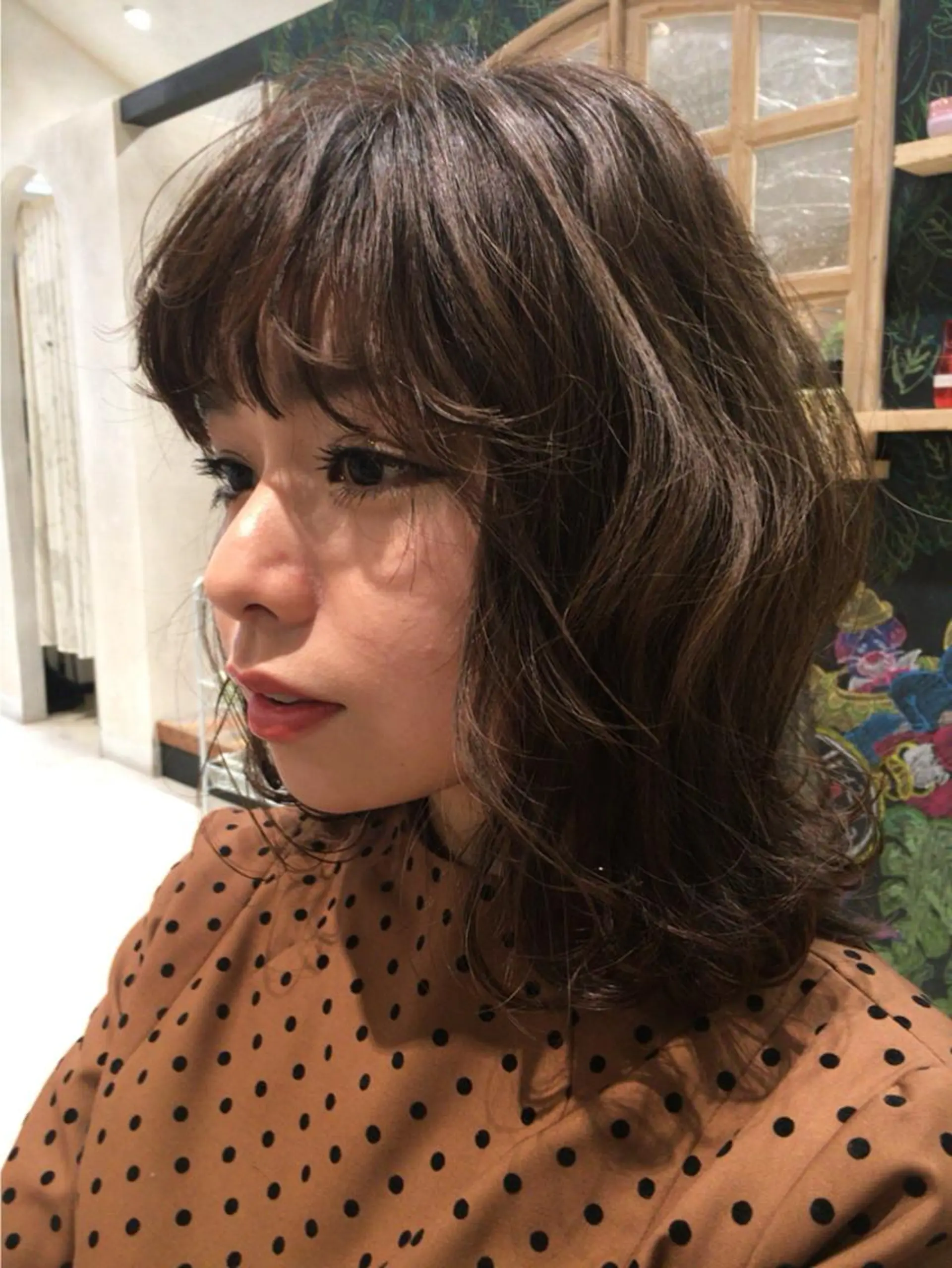 ミディアム カラー nakahara madokaのヘアスタイル