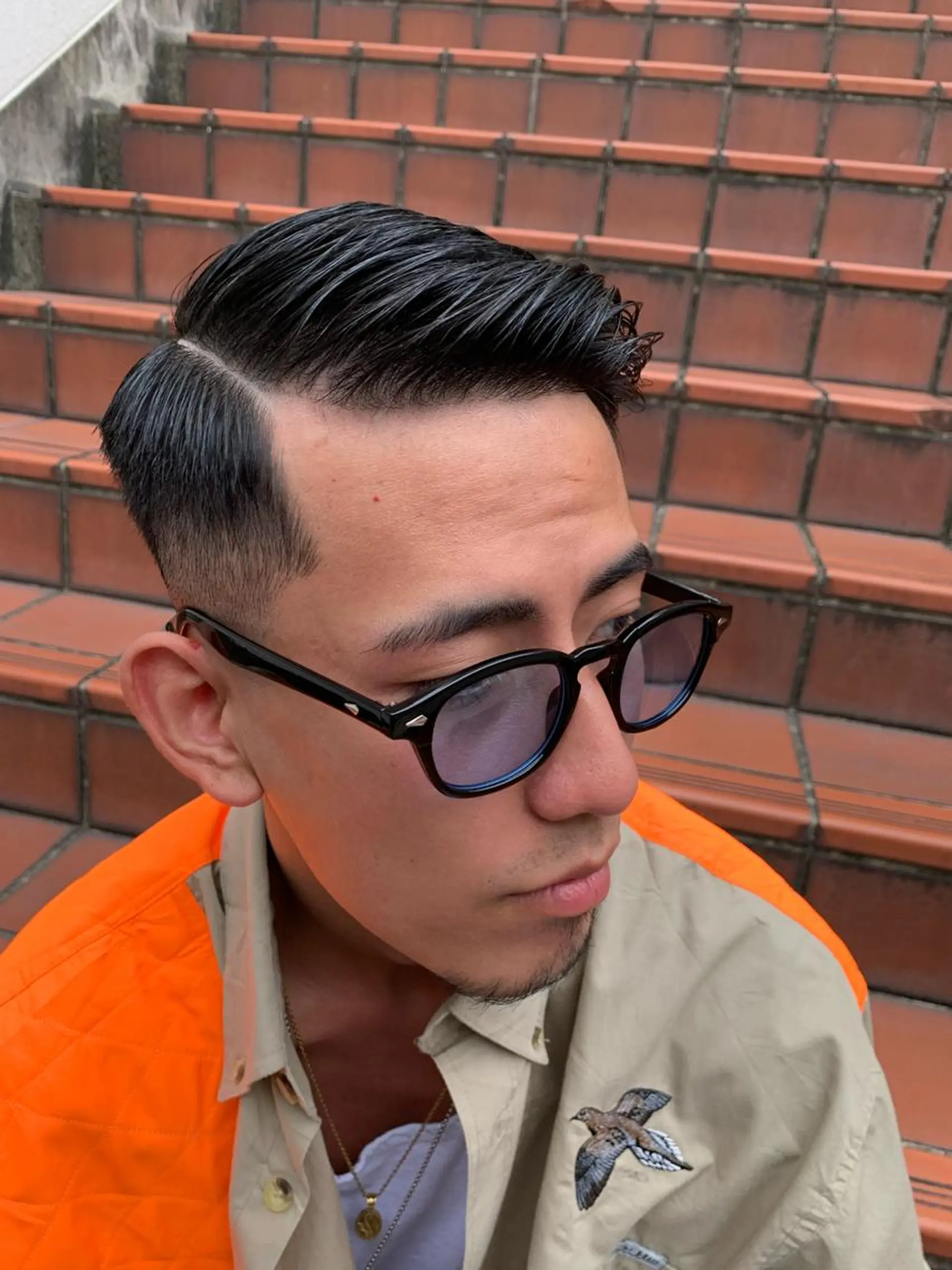 ショート メンズ アダチ コウスケのヘアスタイル