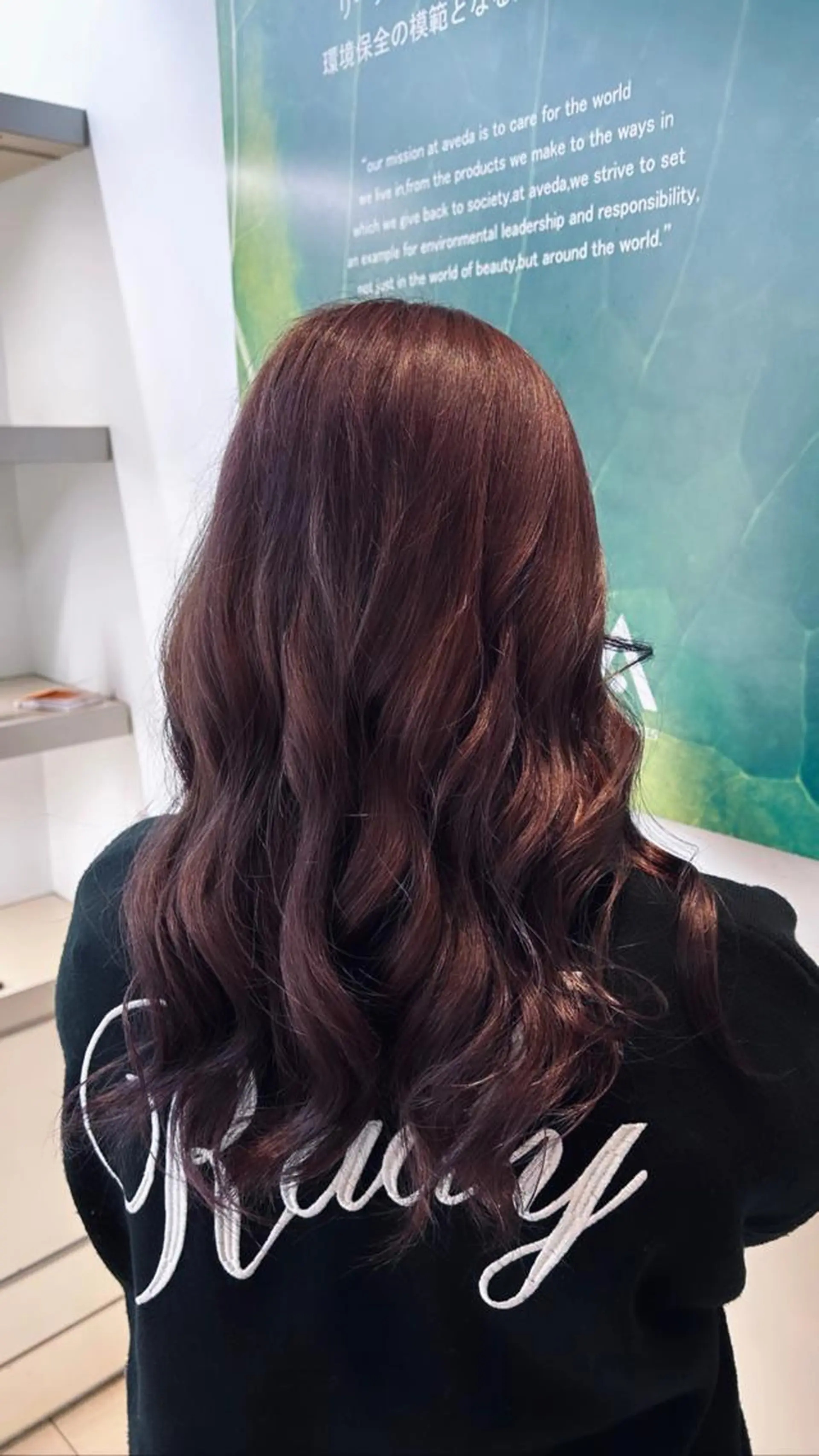 ロング カラー 生田 比奈のヘアスタイル
