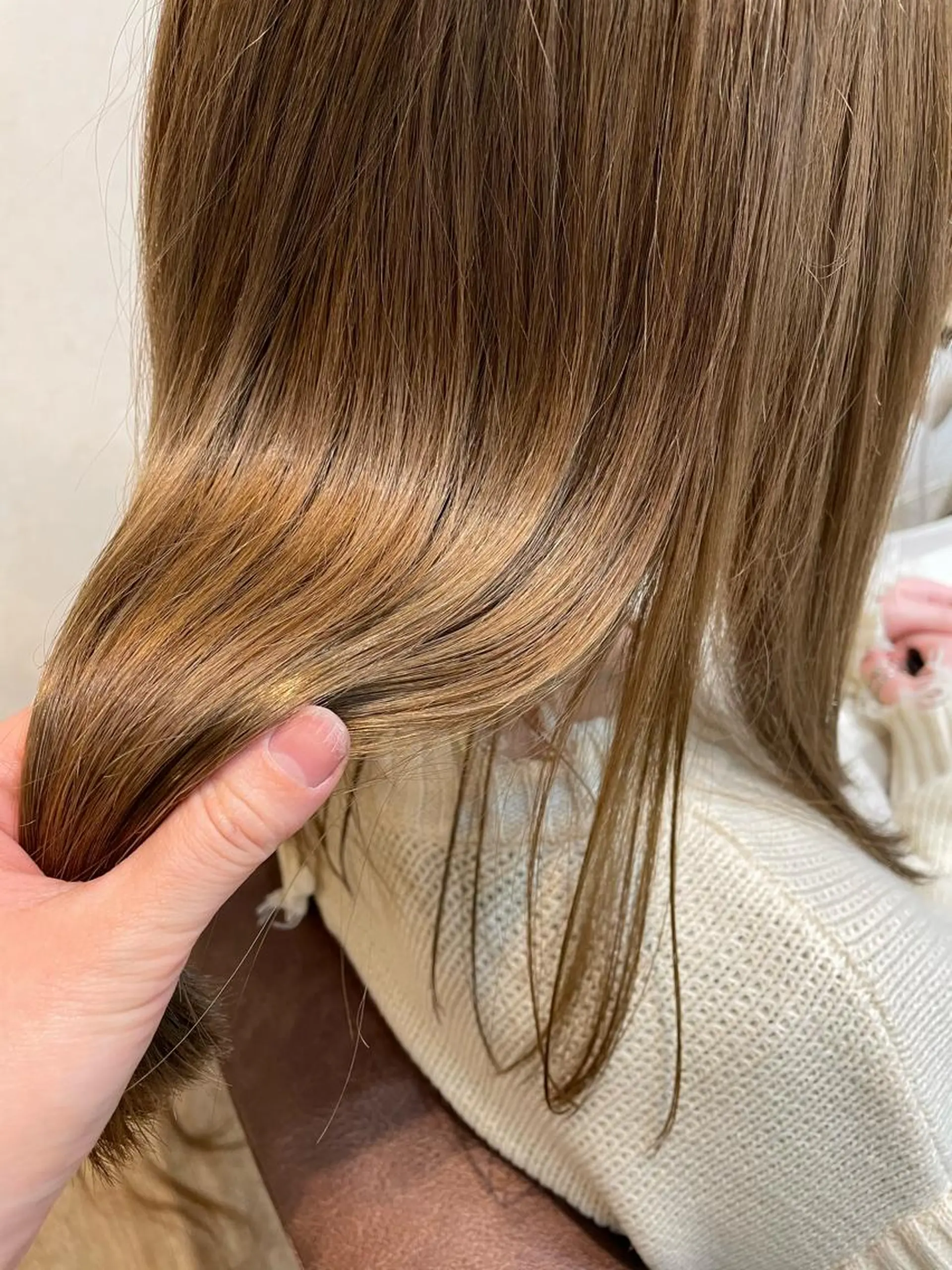 セミロング カラー ヘアカラー トリートメント N°+aero 🦔近藤　のぞみ🦔のヘアスタイル