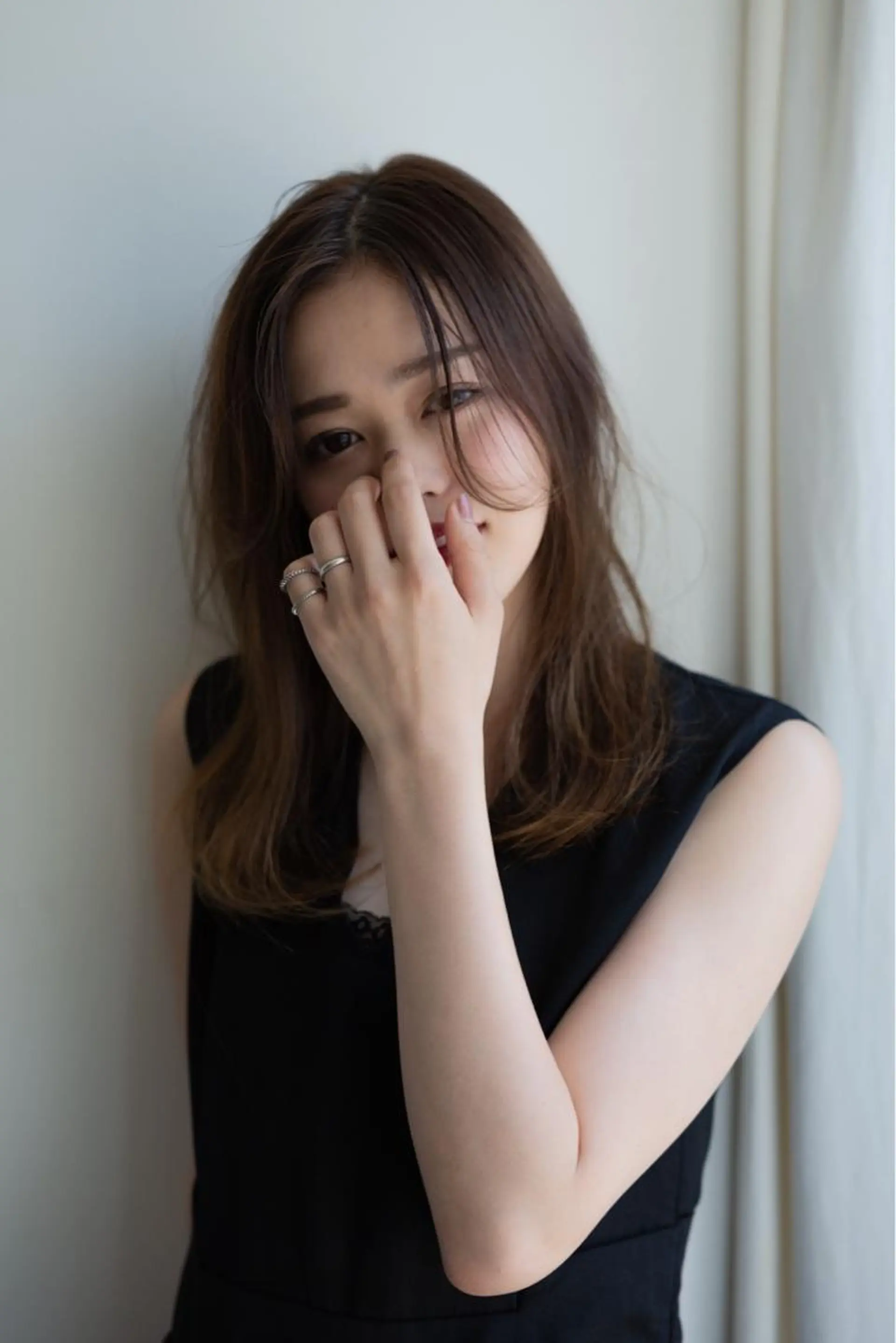 セミロング ツジガキ ユウスケのヘアスタイル