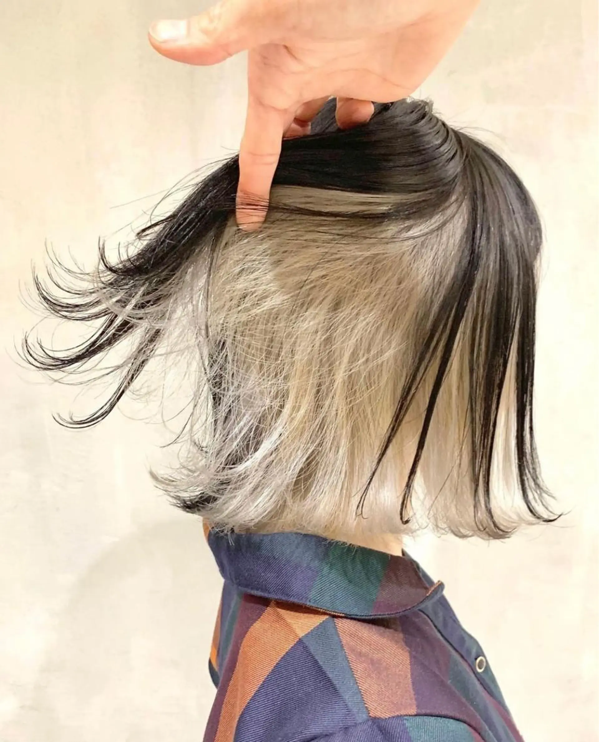 ミディアム カラー 銀座/メンズ特化/ ハイトーン/KANのヘアスタイル