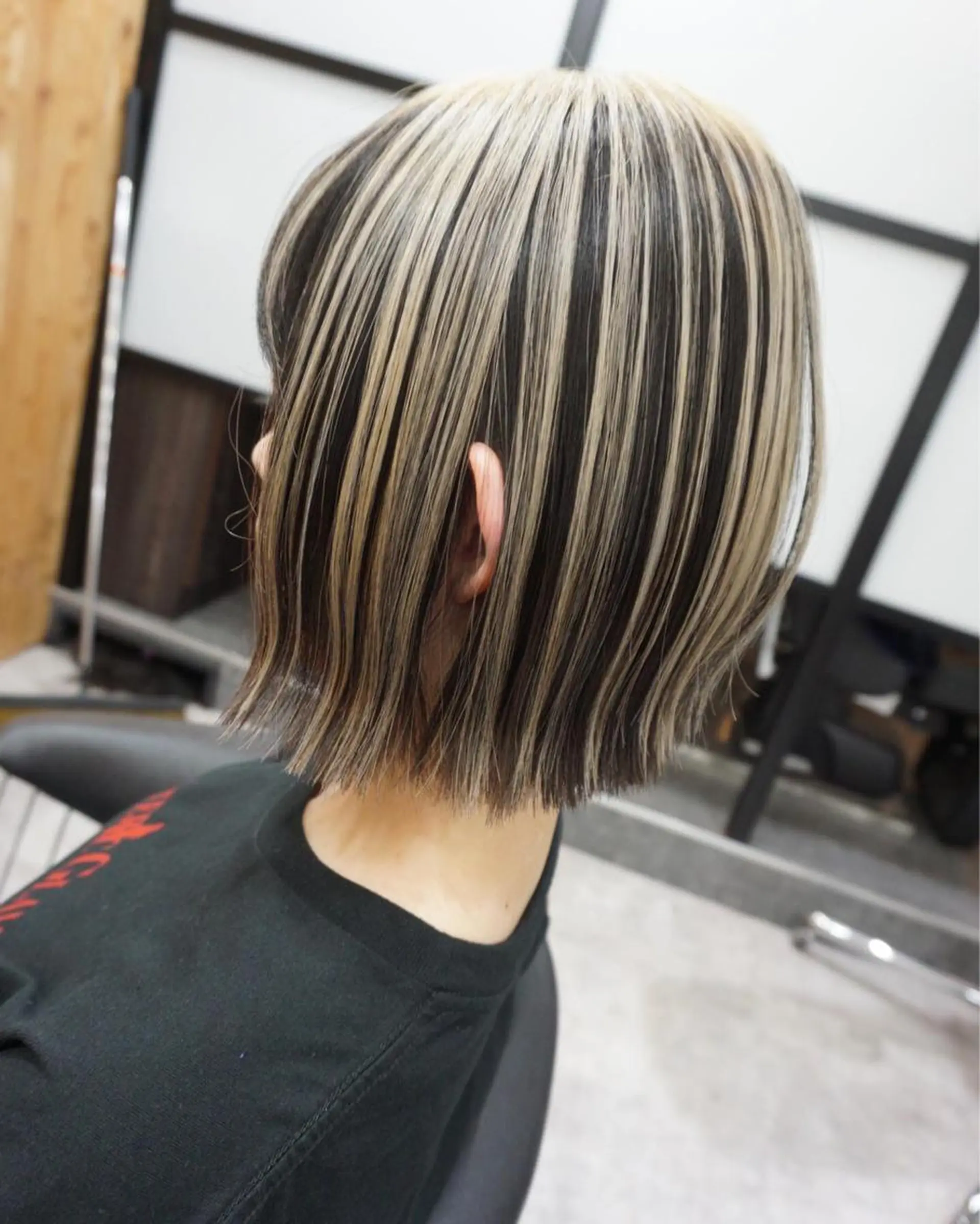 ショート ボブ カット ヘアカラー トリートメント hair teria ryu 大塚のヘアスタイル