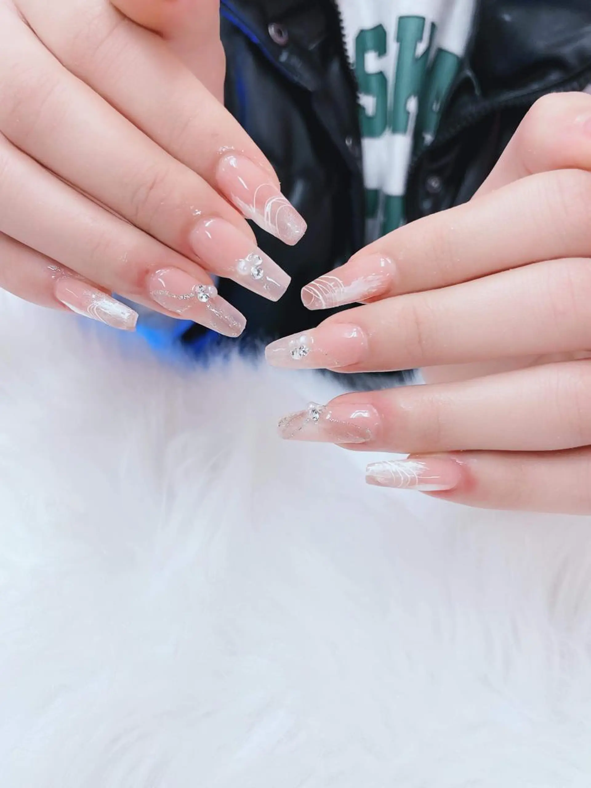 ネイル アートネイル 持ち込み ネイルチップ Anh 高田馬場のネイルデザイン