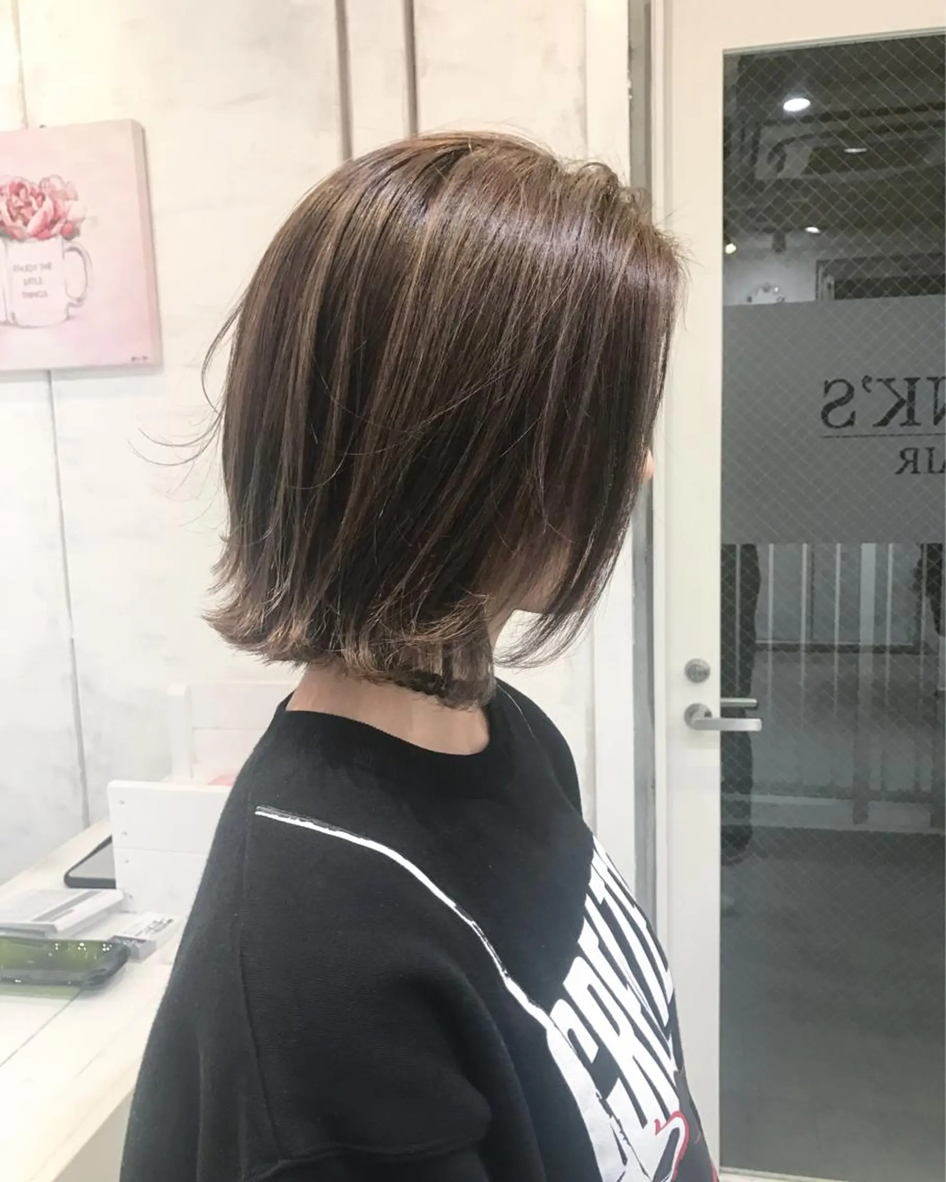 ショート カラー ヘアアレンジ ヘアカラー トリートメント BANK'S hair所属・縮毛矯正 髪質改善寺坂雄飛💐のヘアスタイル