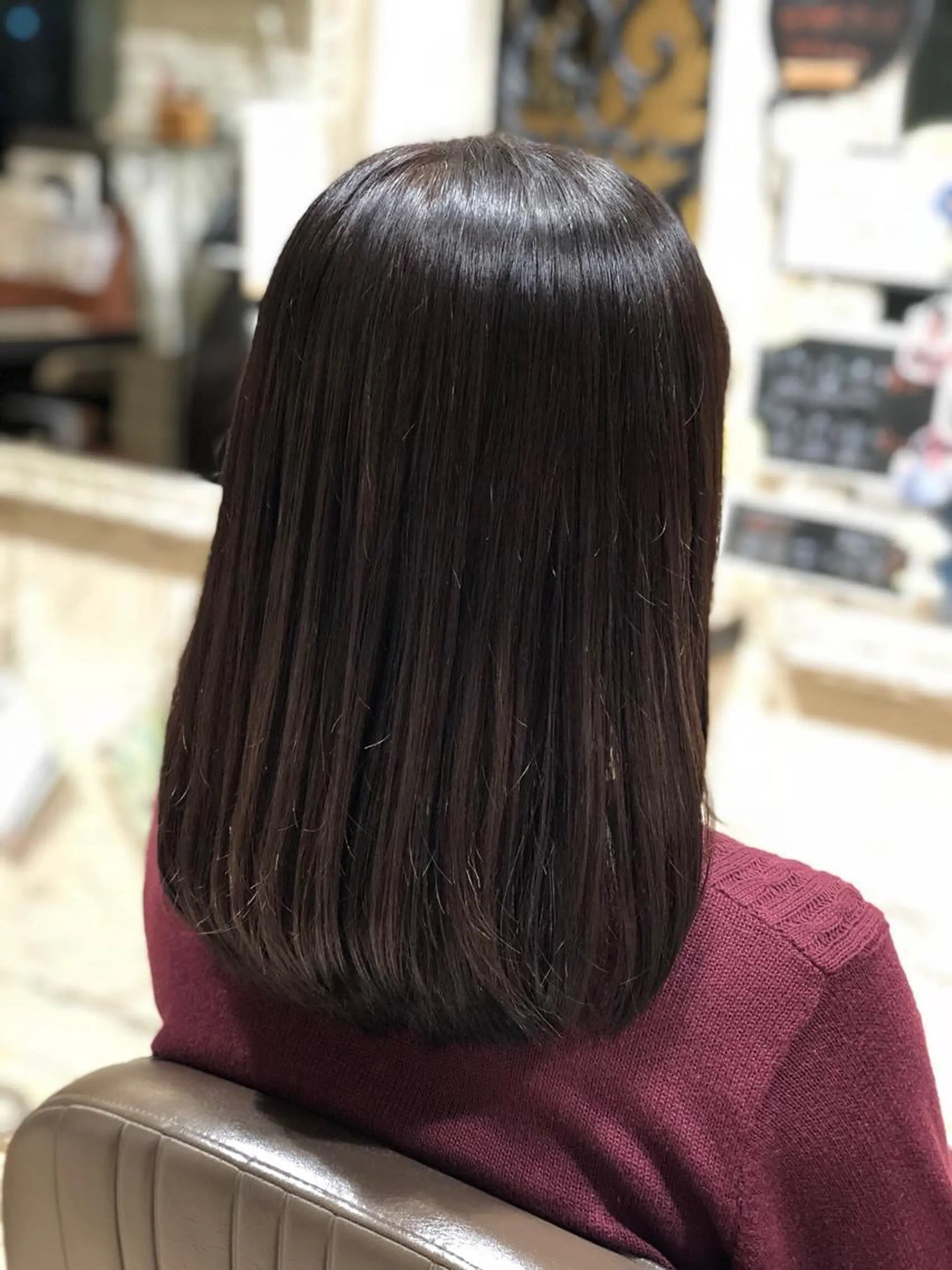 ミディアム カラー イルミナカラー 五十嵐ゆり 美髪カラー　武蔵小杉のヘアスタイル