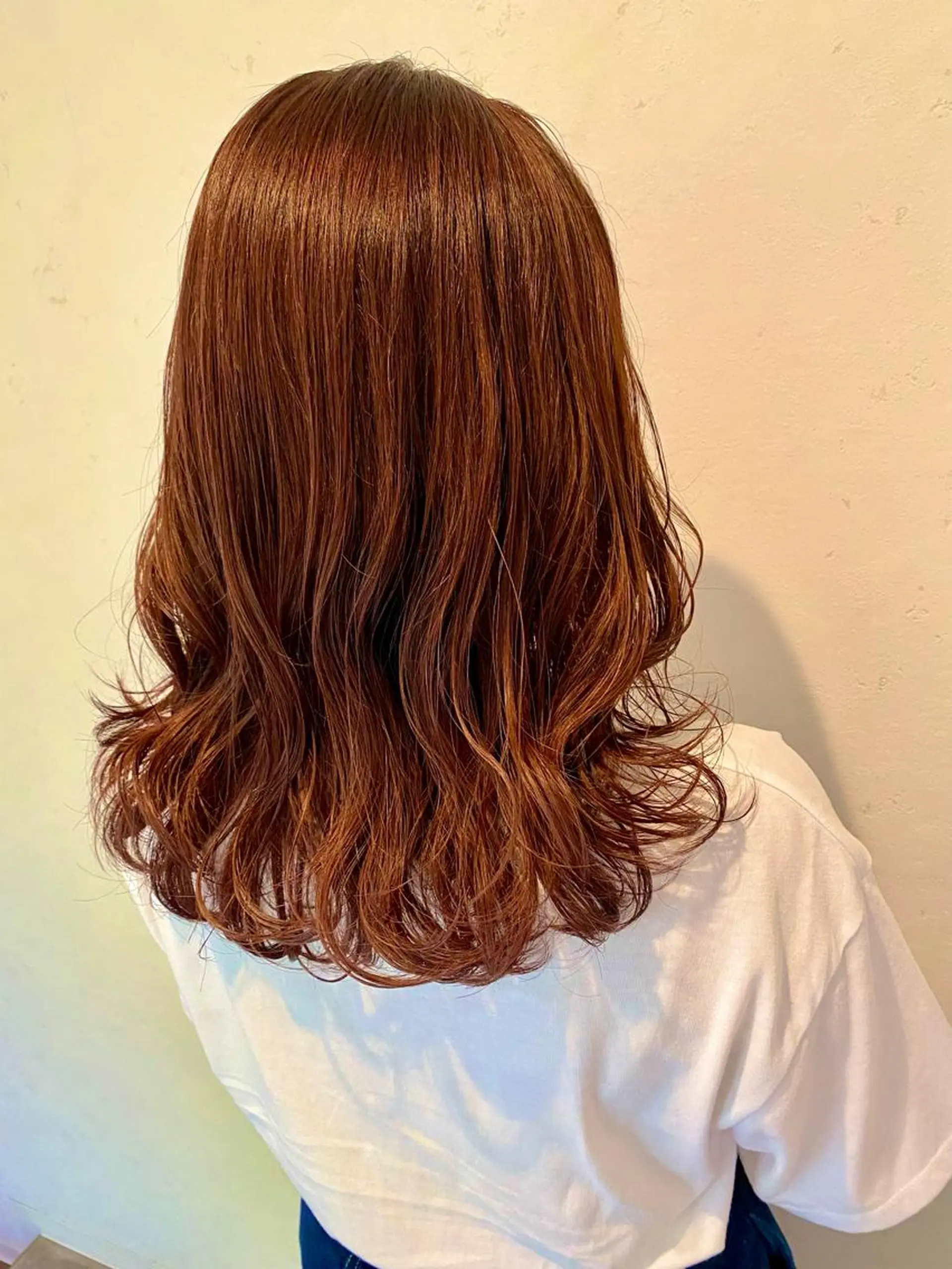 セミロング カラー 伊藤 さやかのヘアスタイル