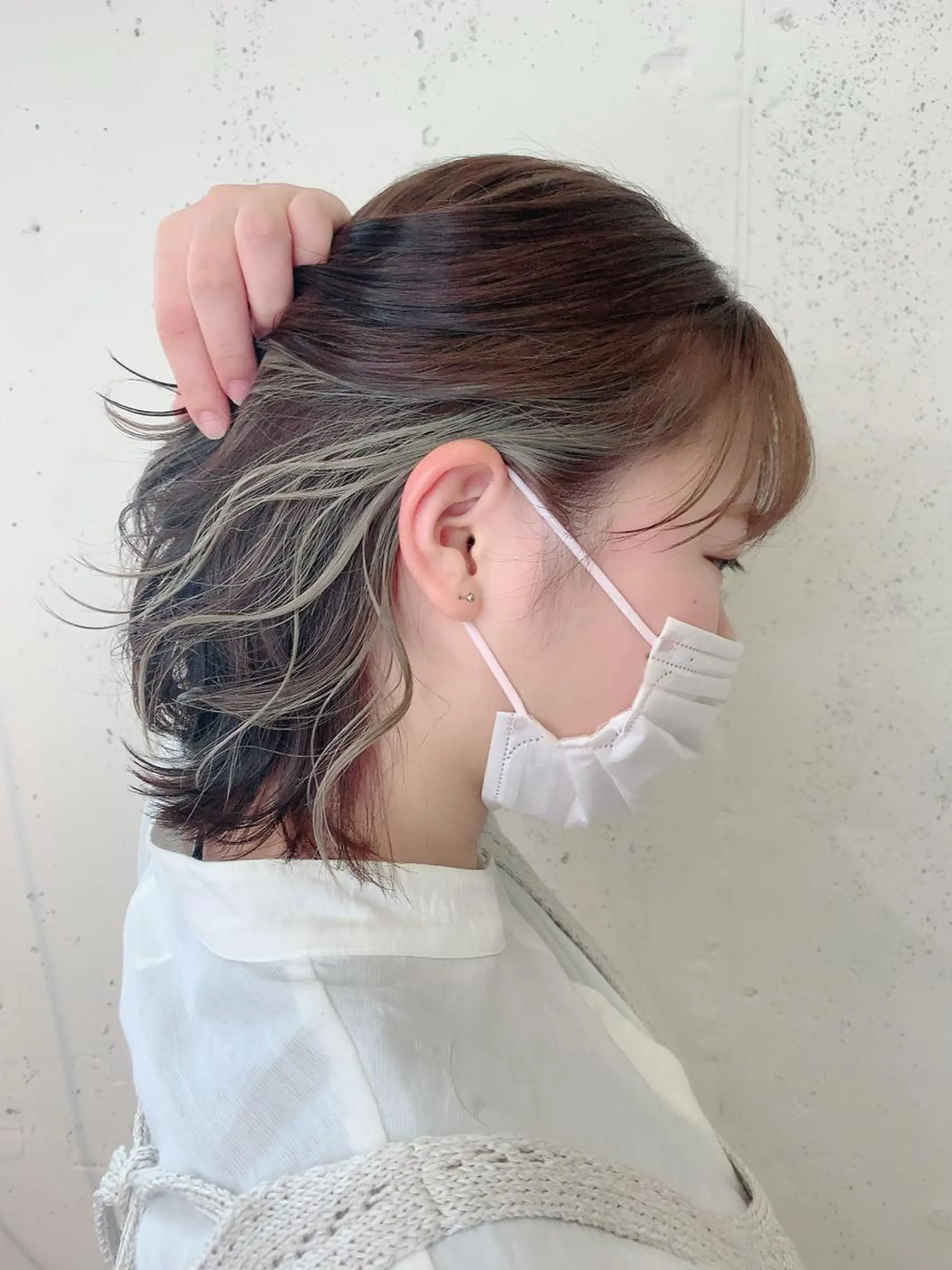ショート カラー ヘアカラー 透明感ハイトーン🦄 キラ🌈のヘアスタイル
