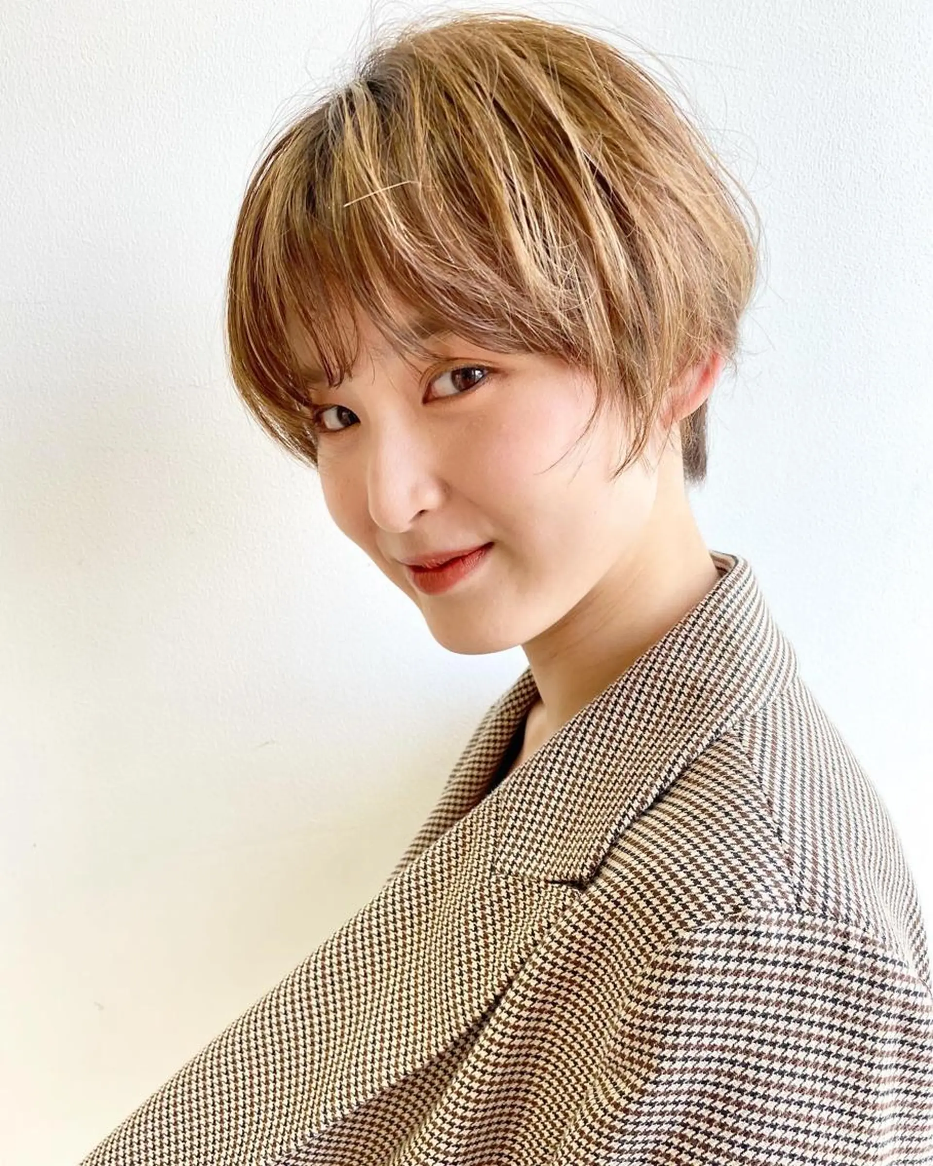 ショート カラー ヘアアレンジ 店長/mao/ 前髪/顔周りカットのヘアスタイル