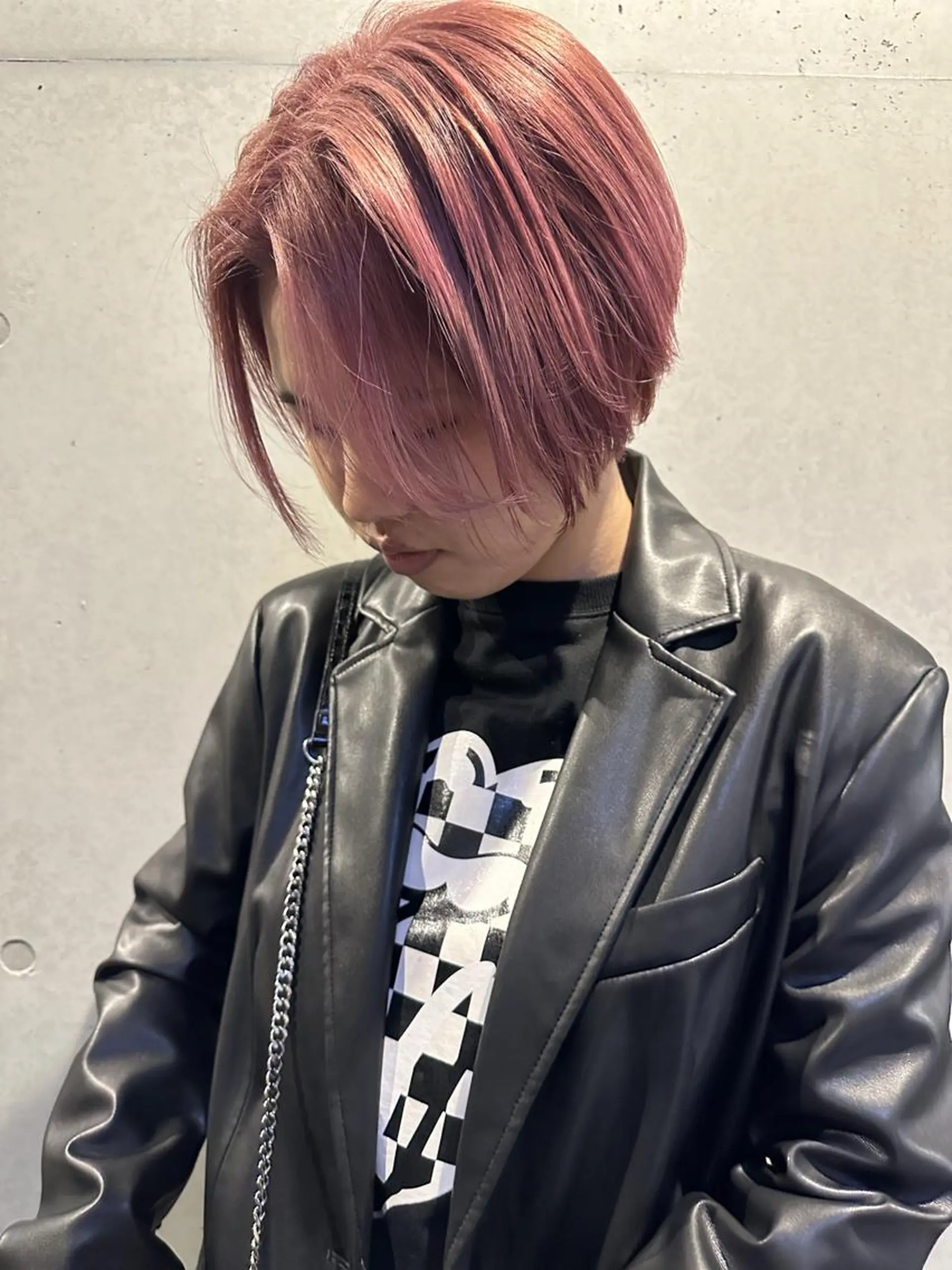 ショート カラー カット ヘアカラー トリートメント 似合わせウルフ/ レイヤー/山本祐輔のヘアスタイル