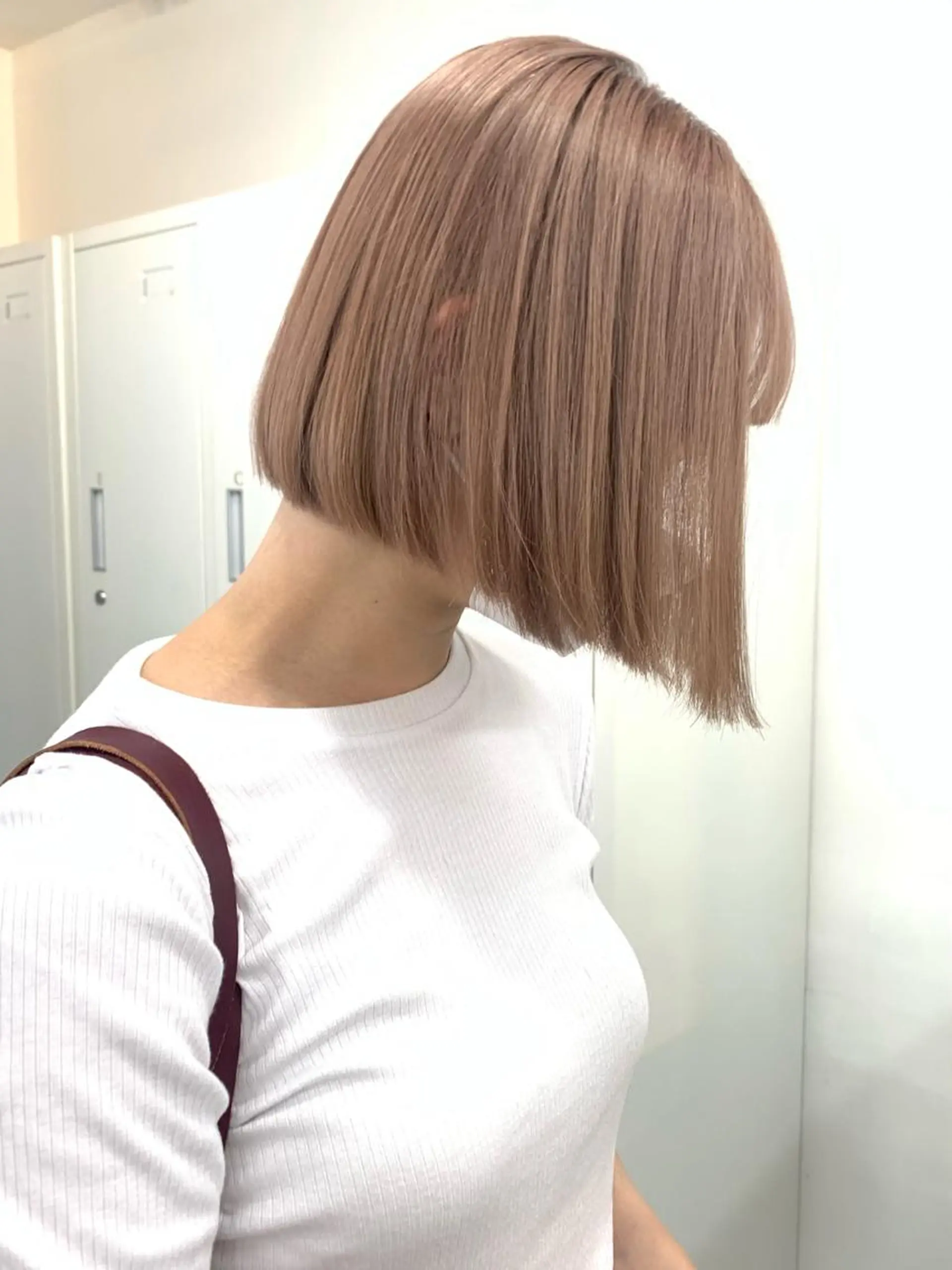 ショート カラー ヘアアレンジ ハイトーン/美髪矯正 🍃大江拓実のヘアスタイル