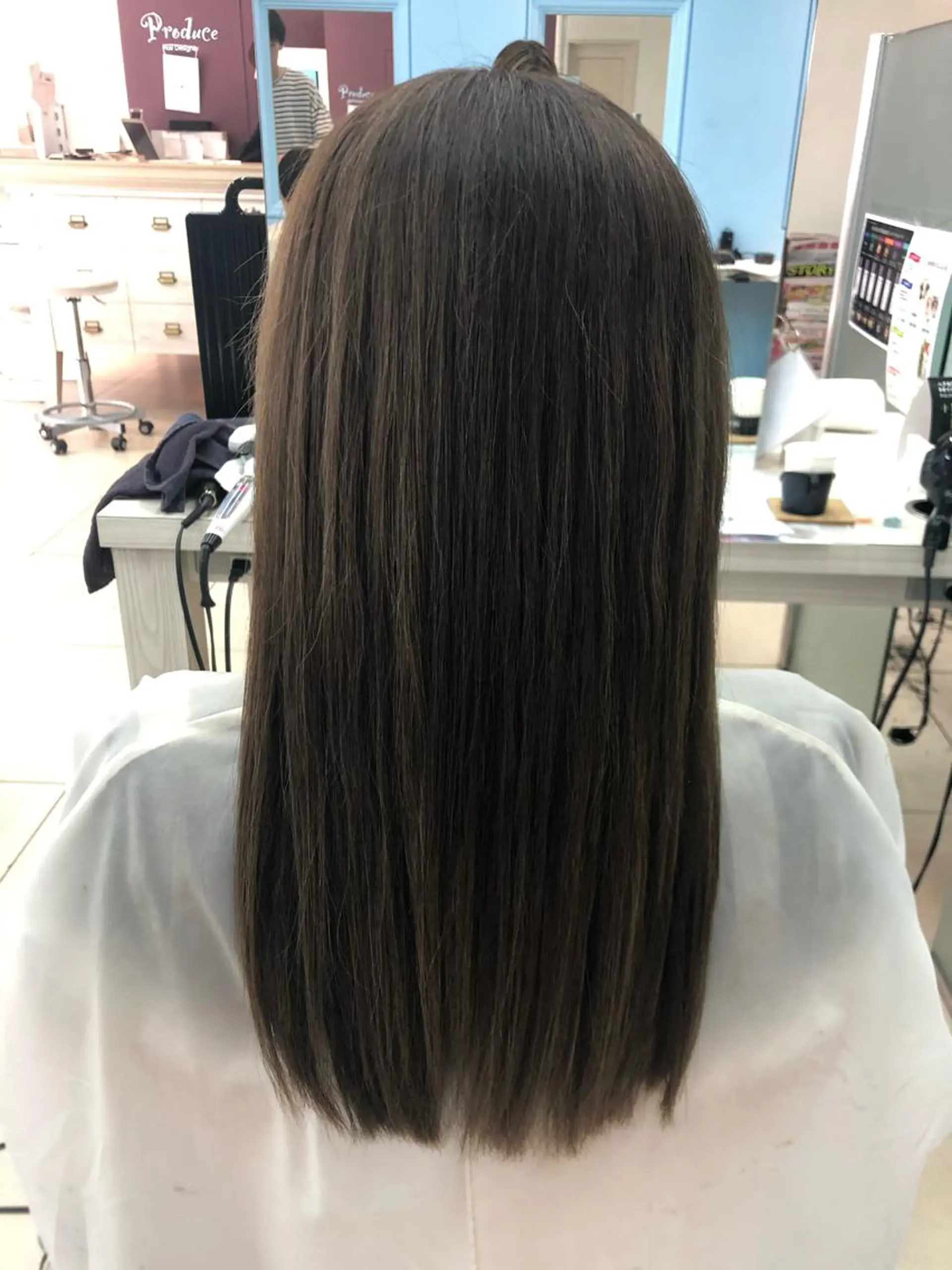 ロング ヘアカラー トリートメント 4月予約解放🐱 櫻庭梢のヘアスタイル