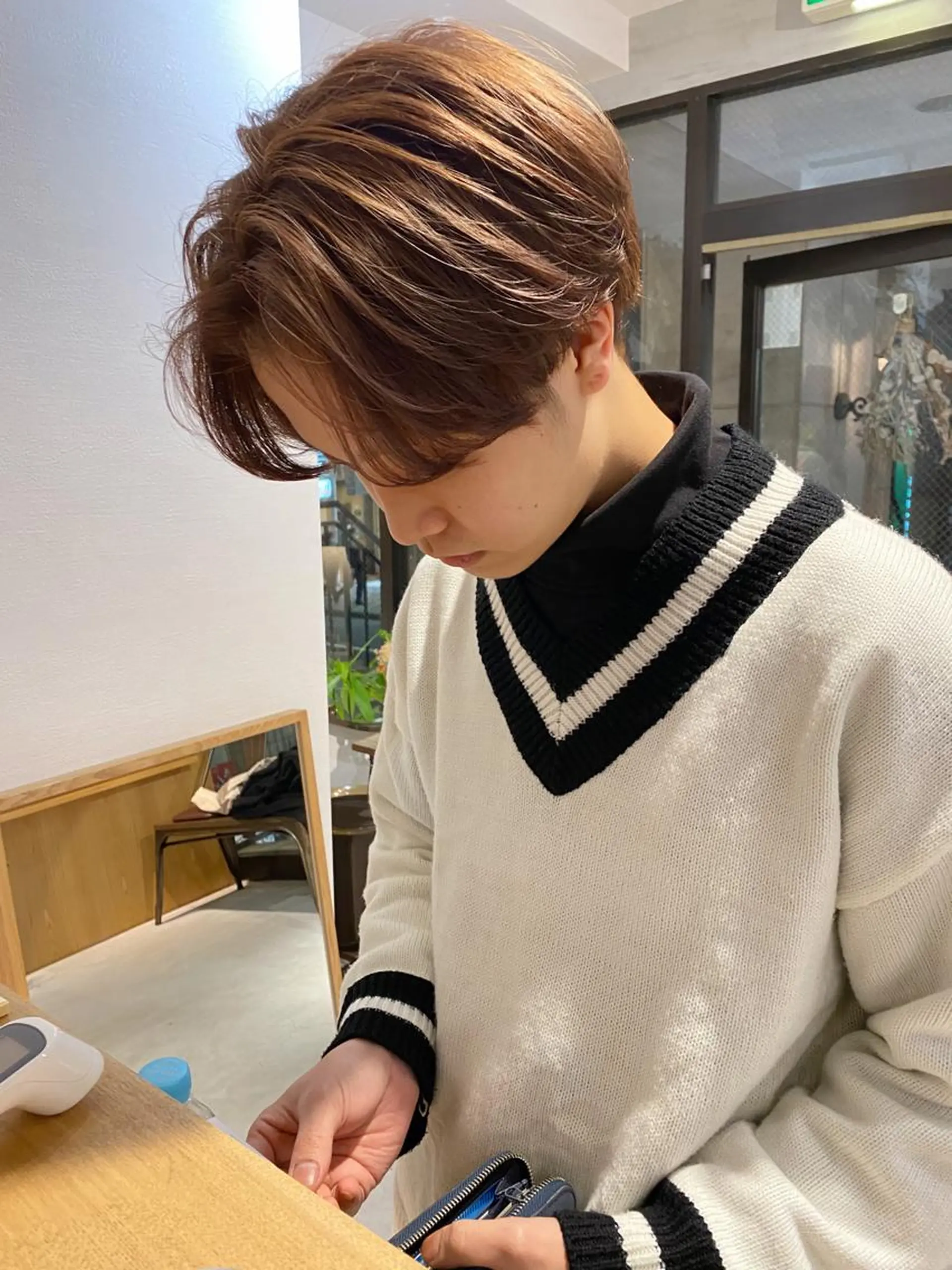 ショート カラー メンズ chiho🌛ボブ /髪質改善カラー🫧のヘアスタイル