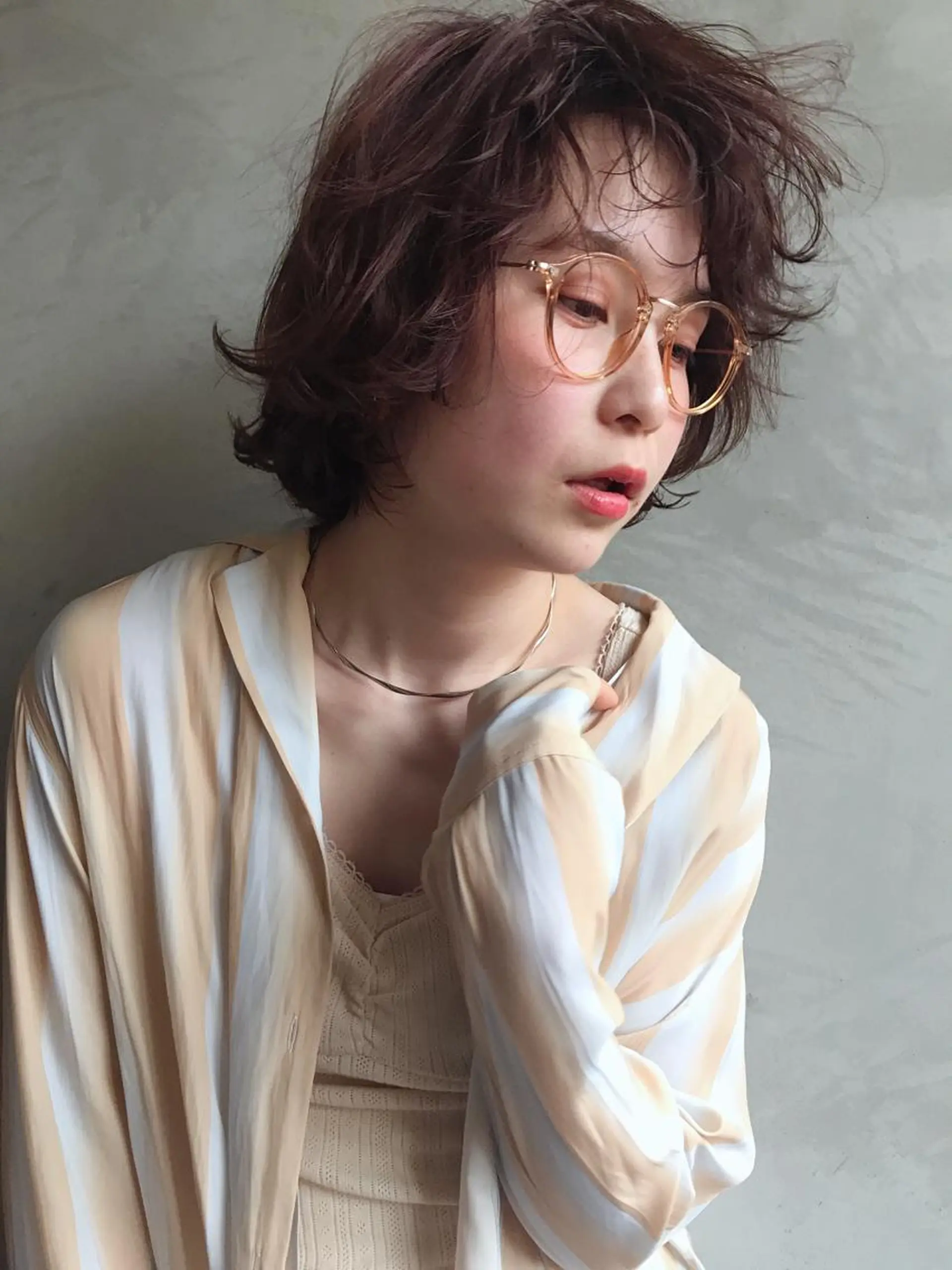 ショート カラー 山下 千明のヘアスタイル