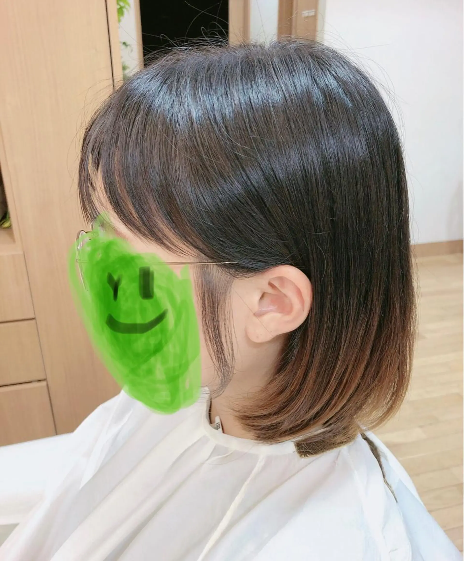 ミディアム ボブ 小鹿理紗 和光市のヘアスタイル