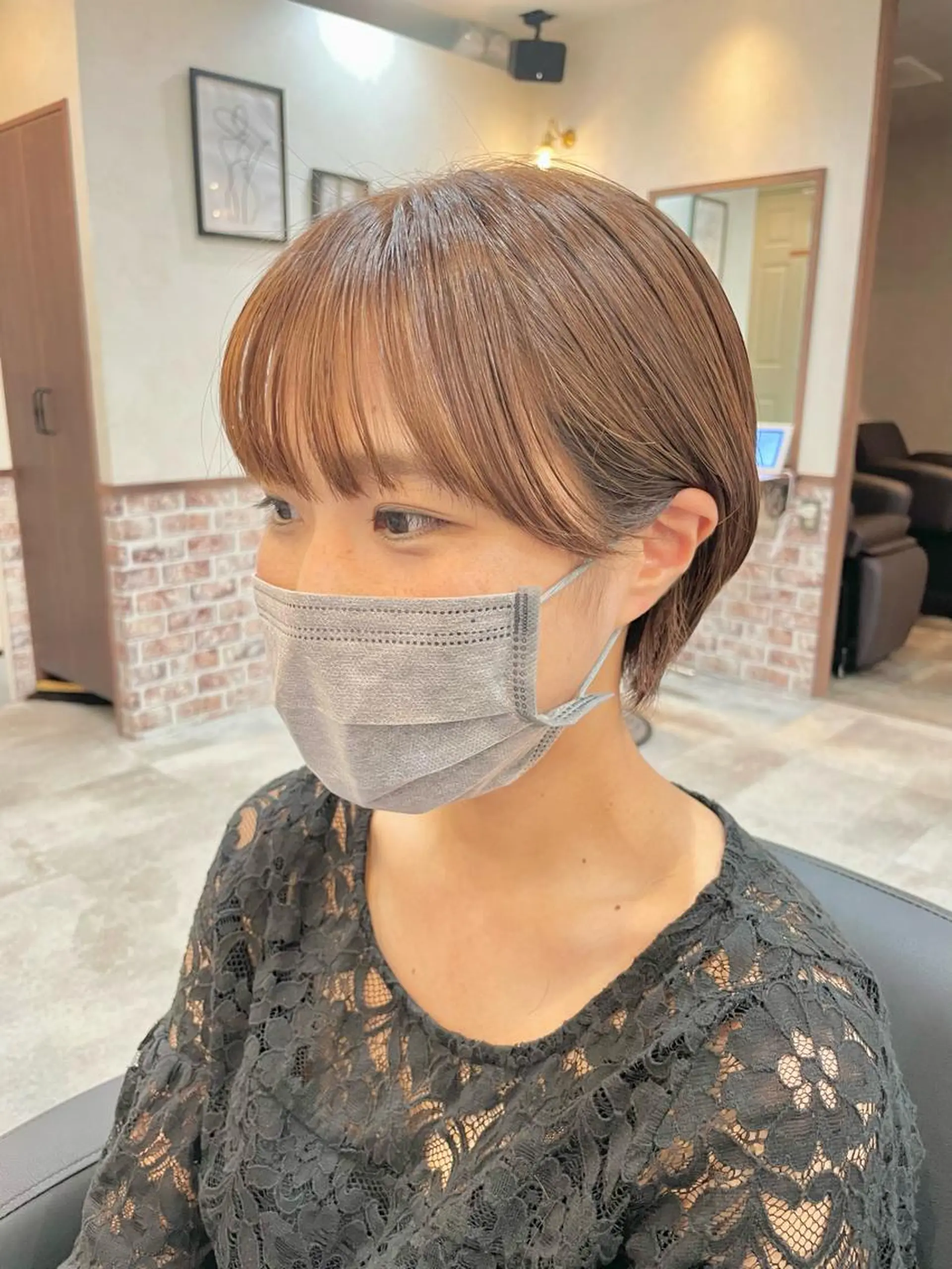 ショート カラー カット ヘアカラー トリートメント ヘアセット limit陽平 ショート/ボブのヘアスタイル