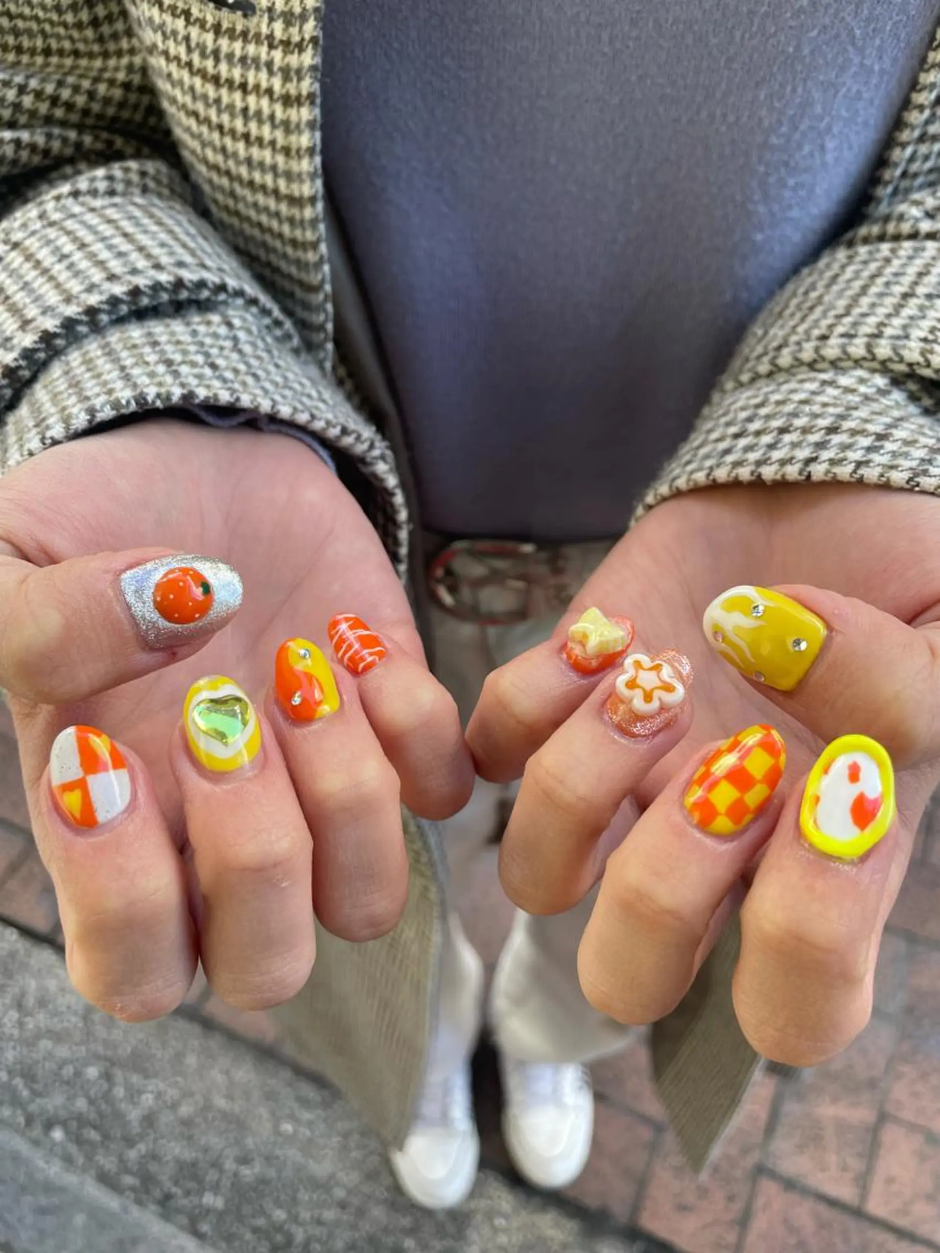 カラー ネイル ハンドネイル hair&nail ☯️アイリ☯️のネイルデザイン