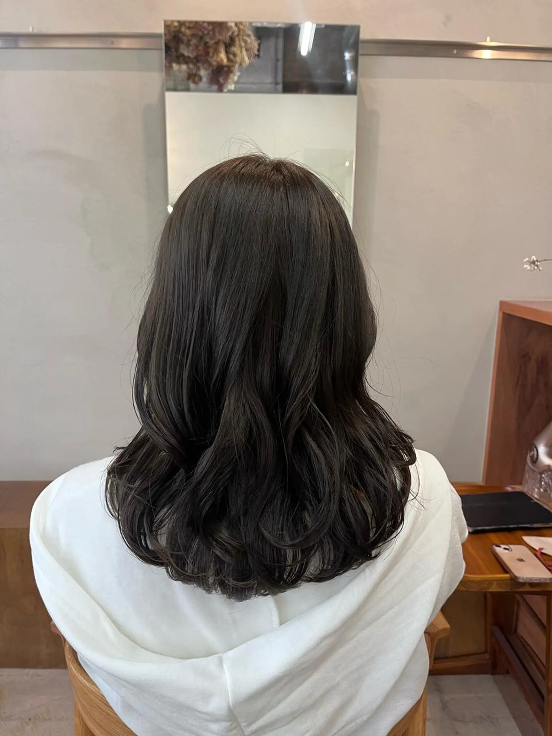 セミロング カラー 暖色カラー／ ヘアセット🌛櫻井舞のヘアスタイル