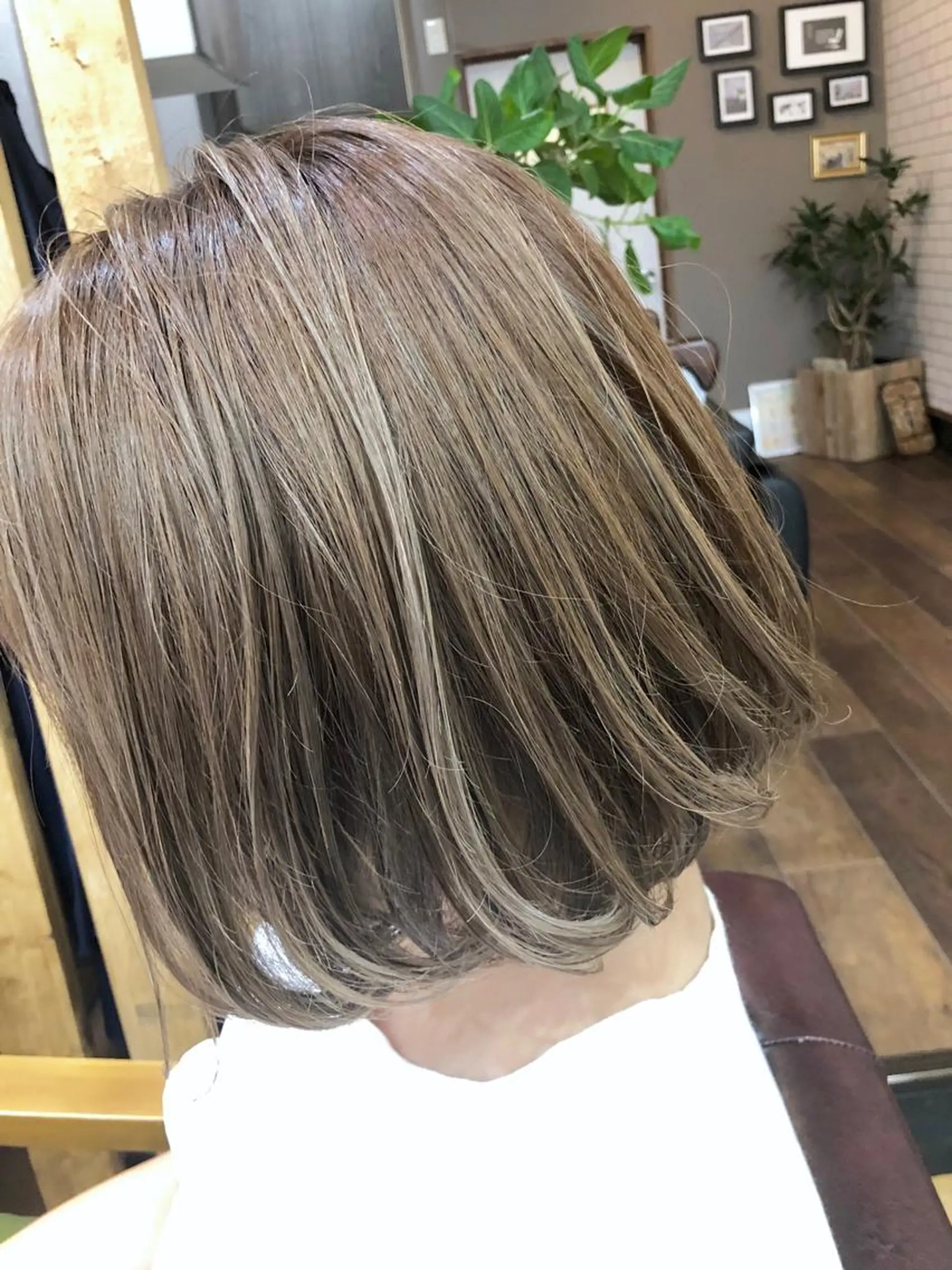 ショート カラー ヘアカラー トリートメント THREE 関根大のヘアスタイル