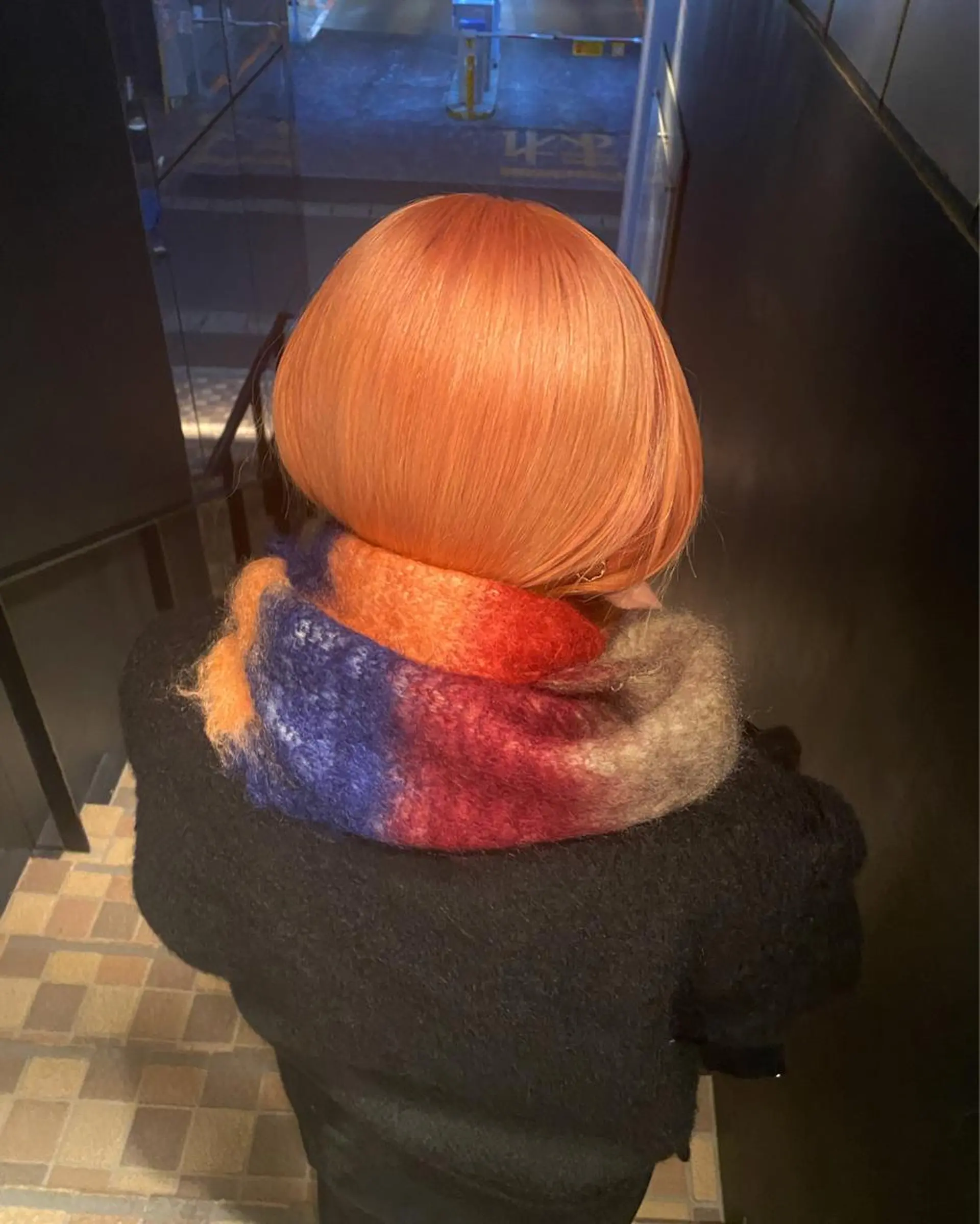 ショート カラー ピンクカラー カット ヘアカラー 吉武 茂暉のヘアスタイル