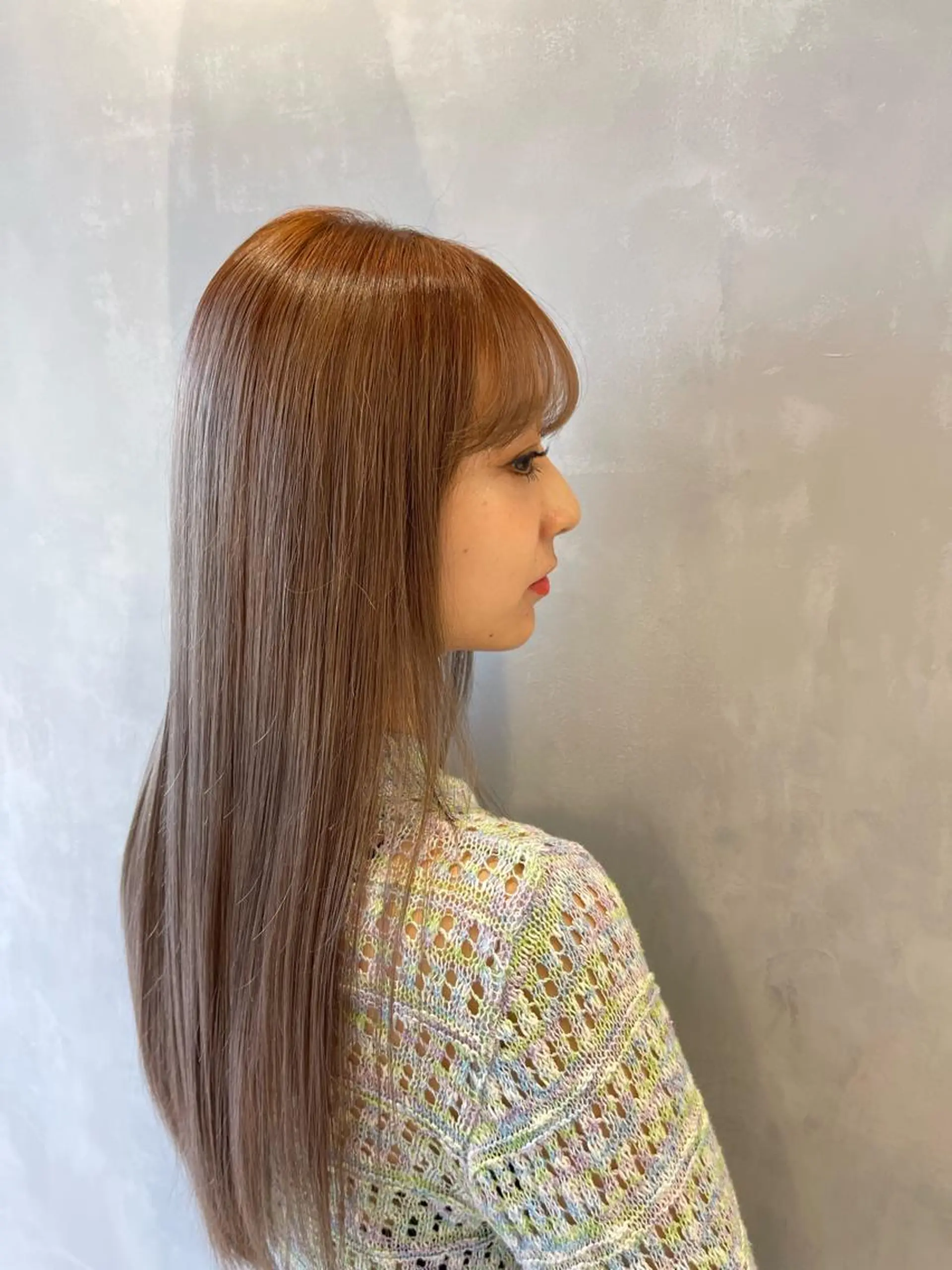 ロング カラー カット トリートメント ✁完全個室✁永野 晴のヘアスタイル