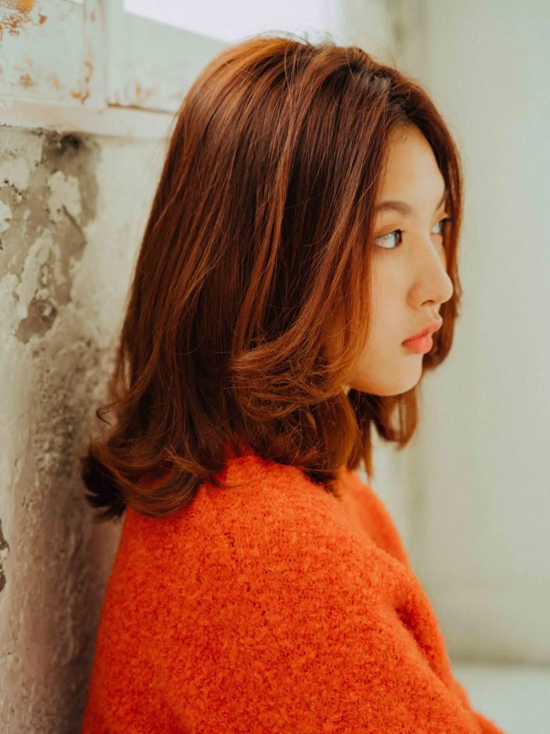 ミディアム カラー パーマ ヘアアレンジ メンズ キッズ ネイル マツエク・マツパ メンズウルフカット アディクシーカラー 透明感カラー ボブ ウルフカット 藤井 仁紀のヘアスタイル