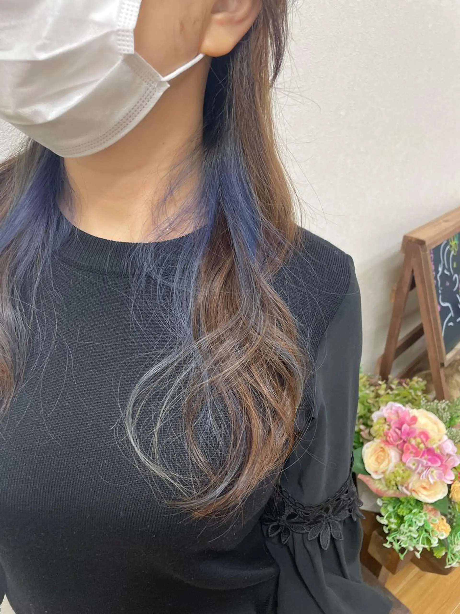ロング カラー ヘアアレンジ like みやびのヘアスタイル