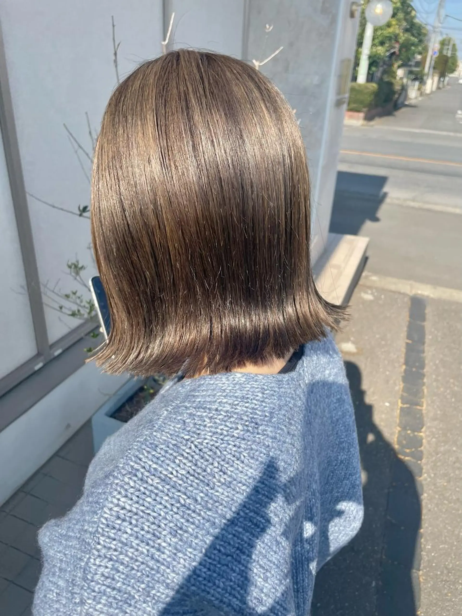 カラー ベージュカラー オリーブベージュ 顔まわり/インナー カラー/　syuriのヘアスタイル