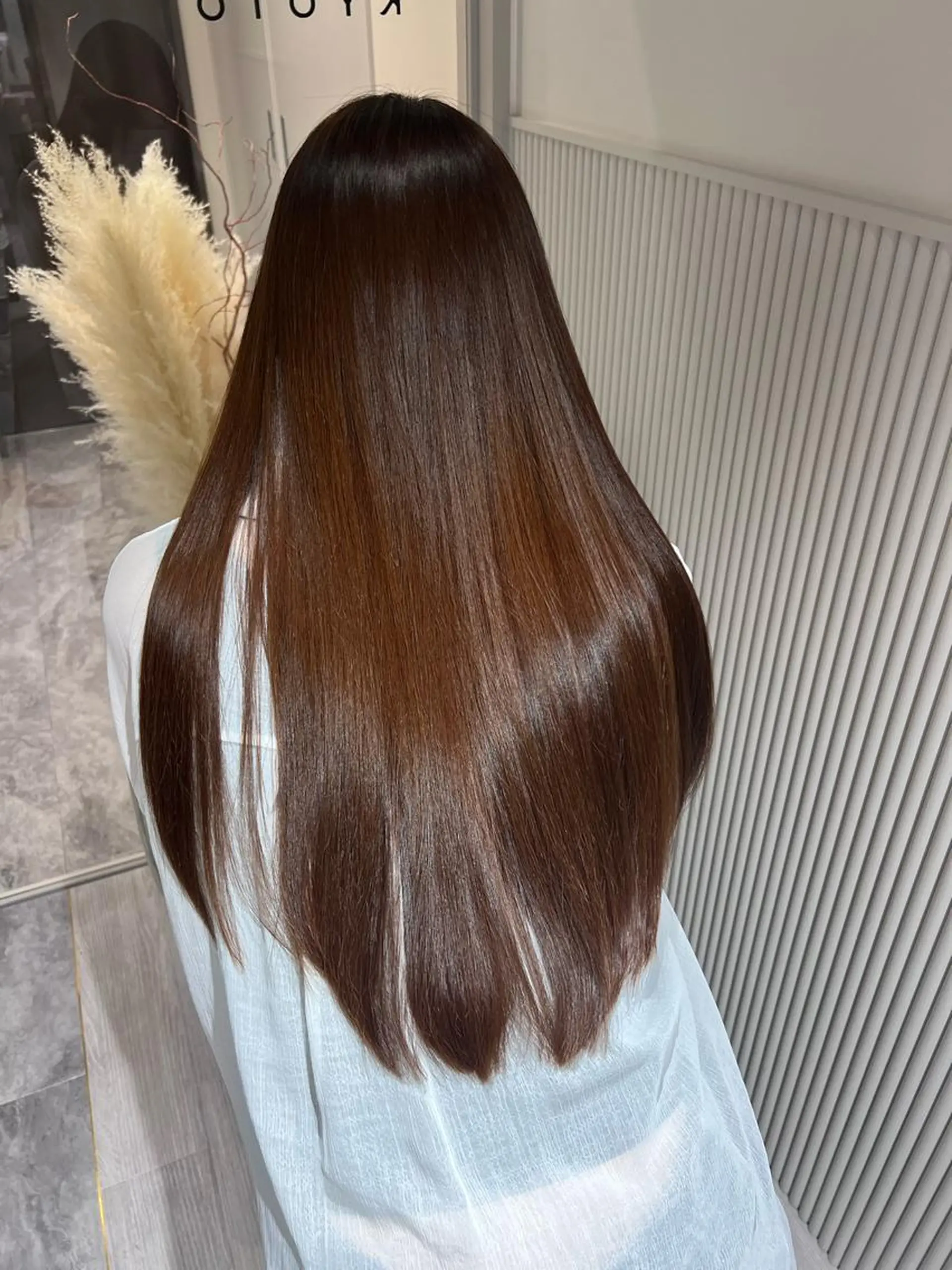 ロング 髪質改善 縮毛矯正 トリートメント 酸熱トリートメント カット トリートメント 髪質改善/美髪師/ 田邊翔伍のヘアスタイル