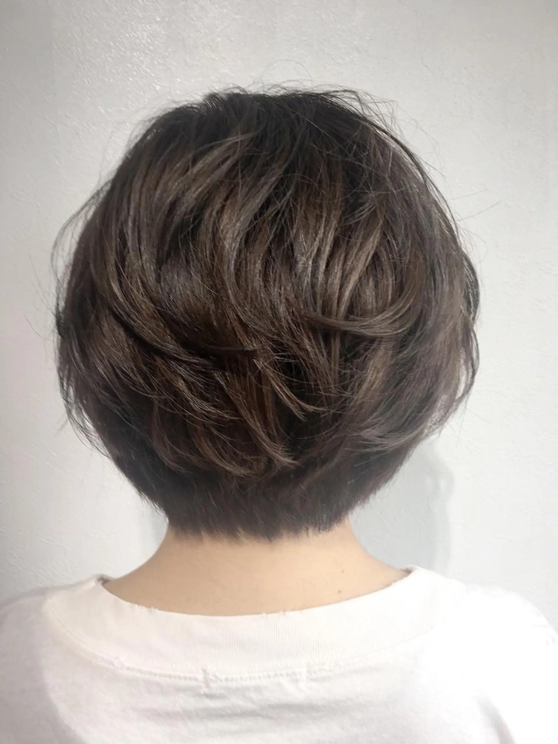 ショート カラー グレージュ hairsalon Linkのヘアスタイル
