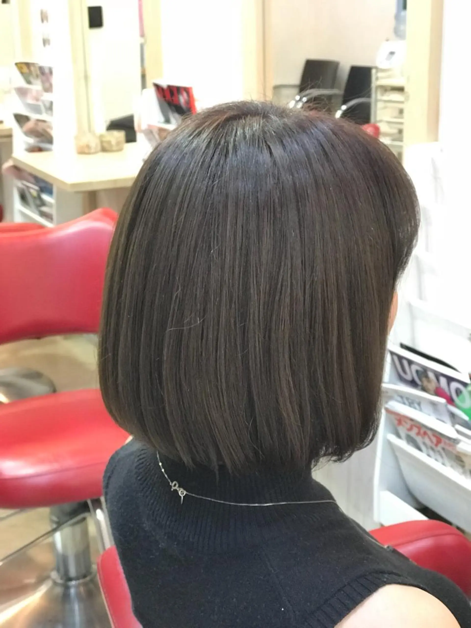 ミディアム カラー ヘアアレンジ 渋谷宮益坂 omoのヘアスタイル