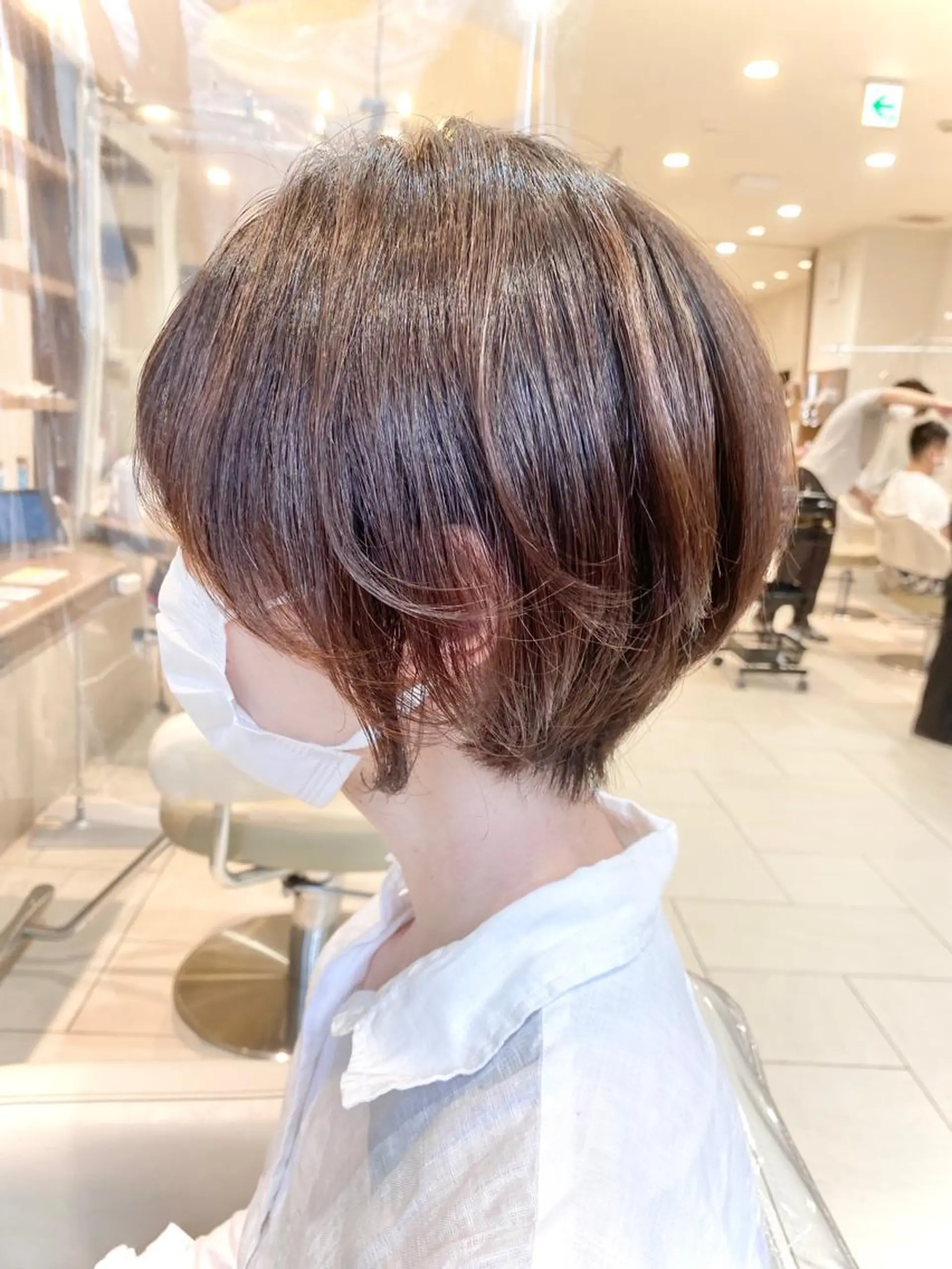 ショート カラー 横山 直輝のヘアスタイル