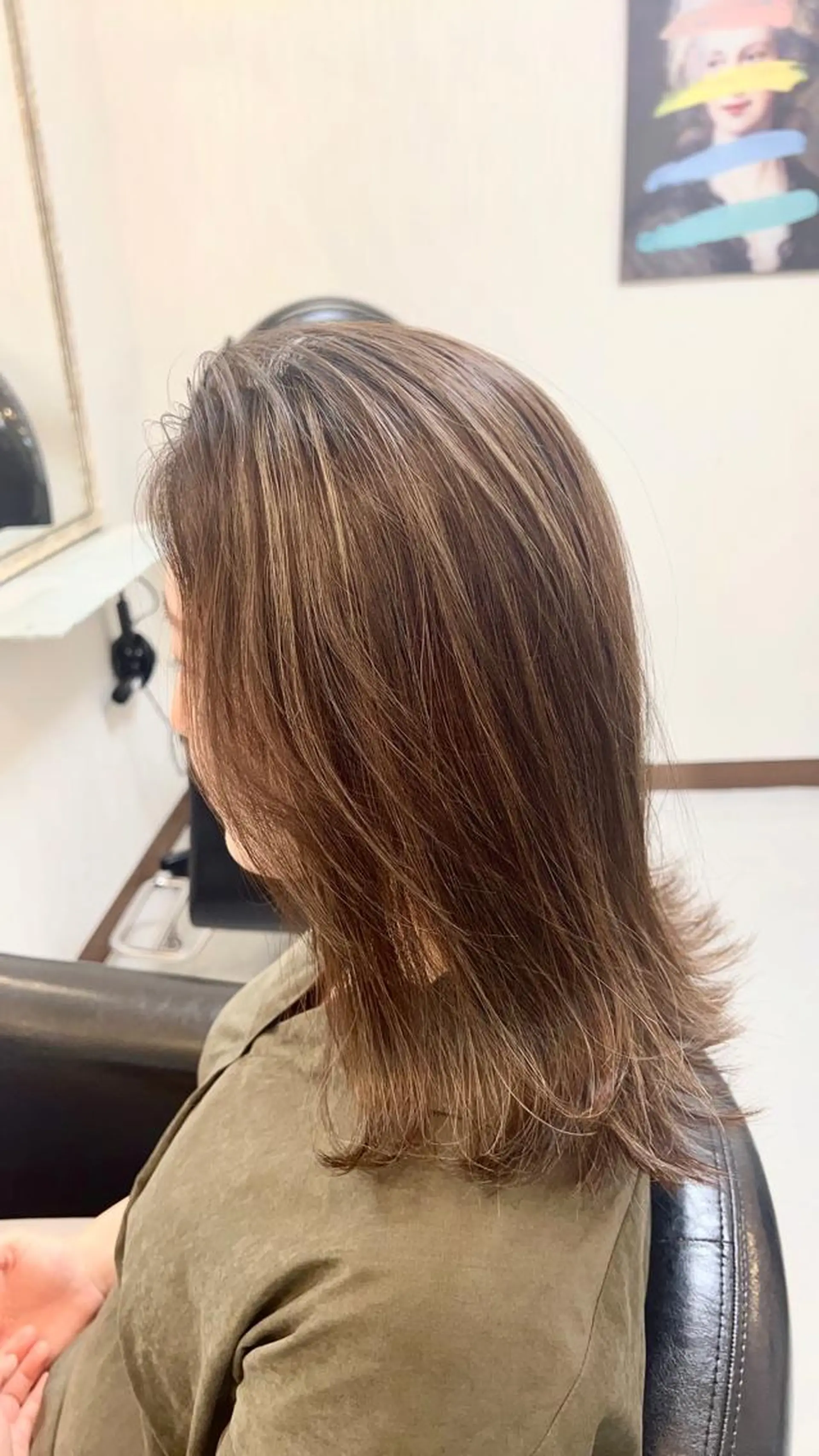 ミディアム カラー ハイライトカラー ハイライト KEN 🌟のヘアスタイル