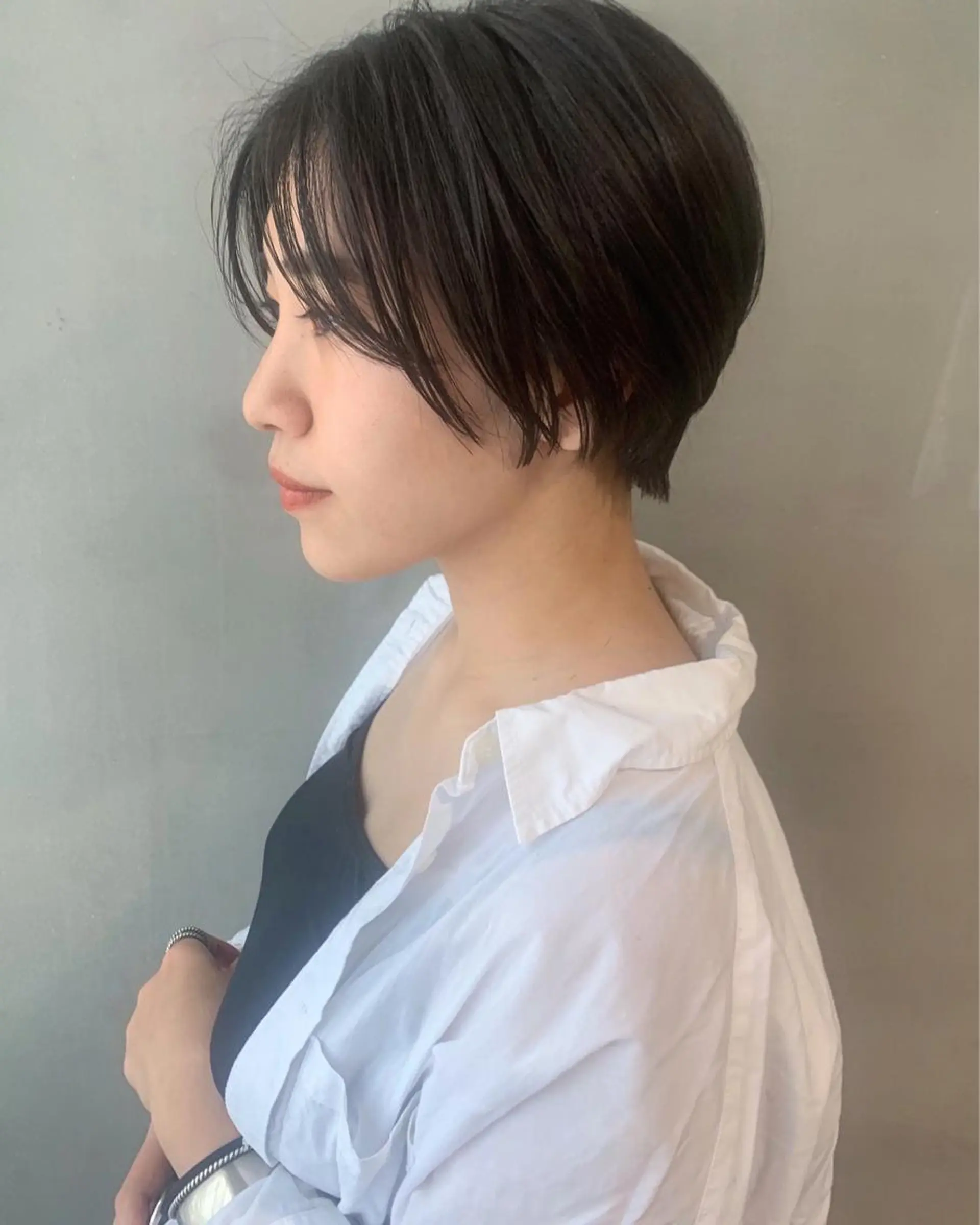 ショート カラー ショートヘア ウルフレイヤーカット /チヒロのヘアスタイル