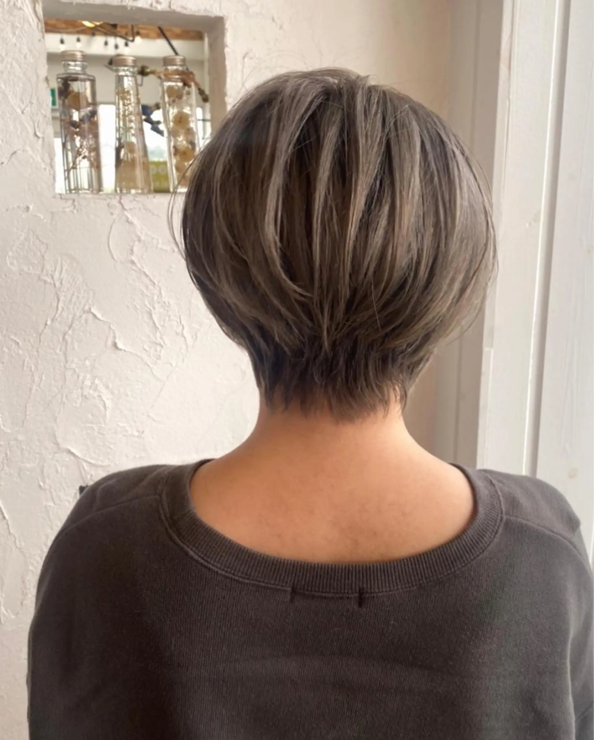 ショート カラー パーマ 豊橋美容院 ソンリエのヘアスタイル