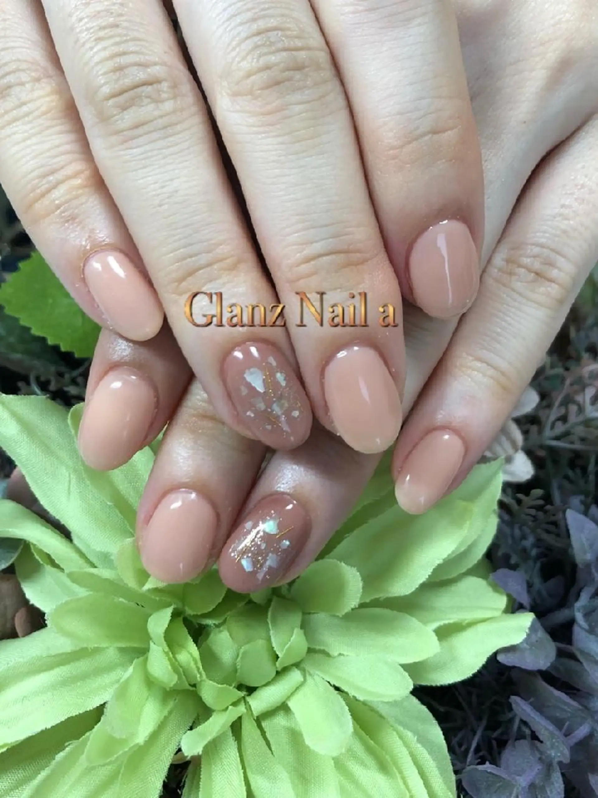ネイル オフィスネイル Glanz  Nail aのネイルデザイン