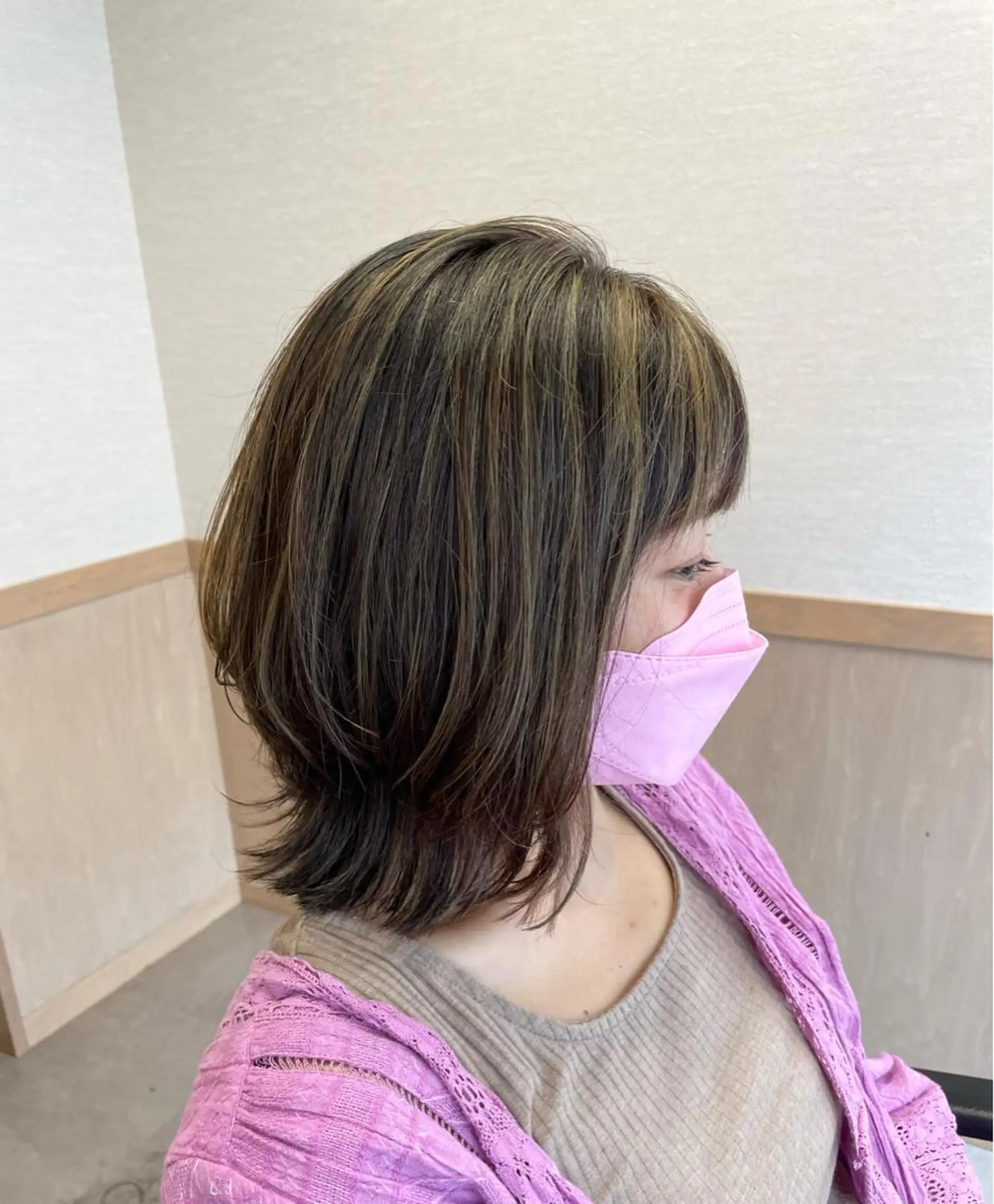 ミディアム カラー カット ヘアカラー GO TODAY SHAiRE  SALON  名古屋店所属・miho 🌼🌼🌼のヘアスタイル