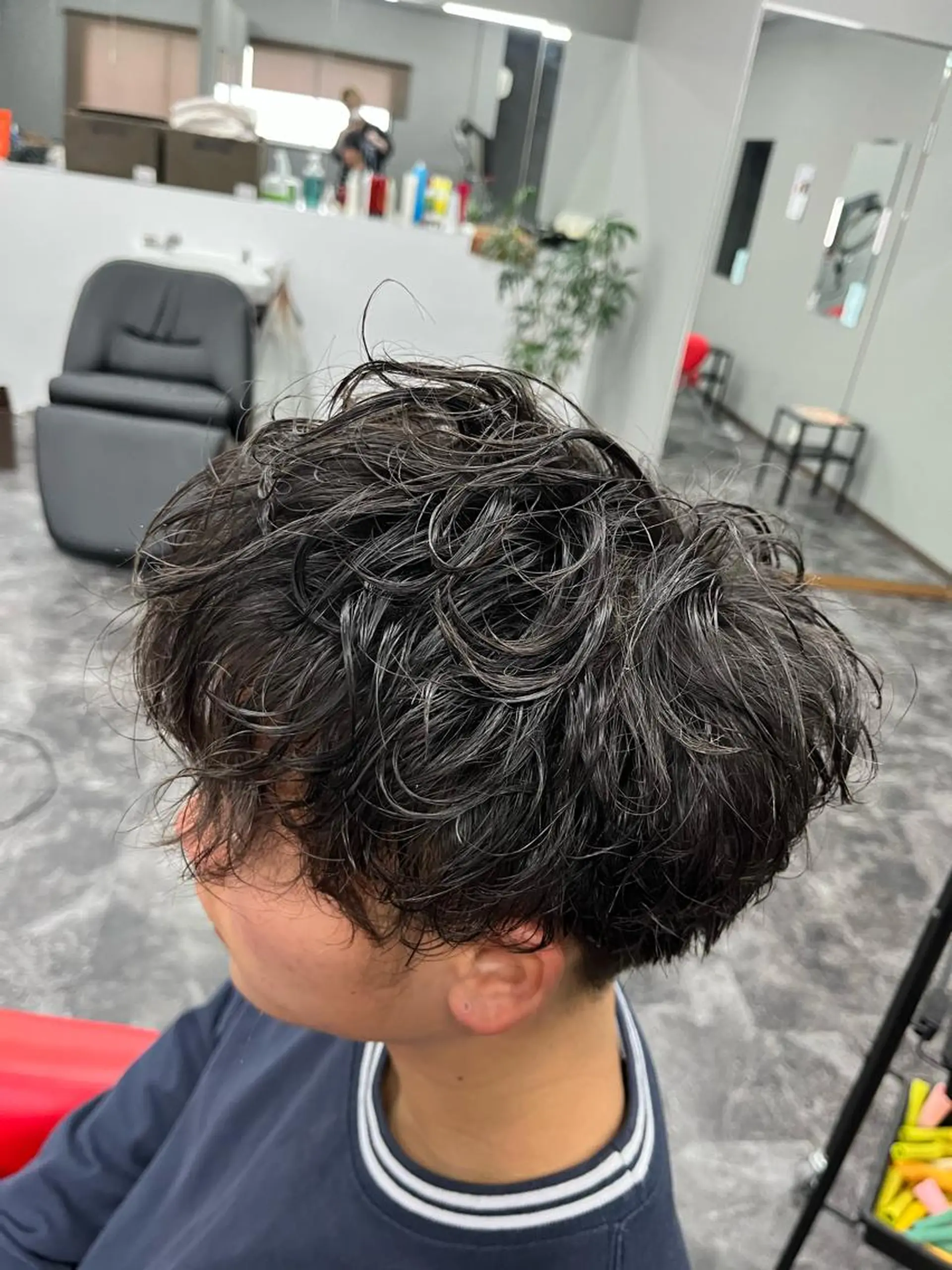 パーマ メンズ メンズパーマ スパイラルパーマ 池田 成秀のヘアスタイル