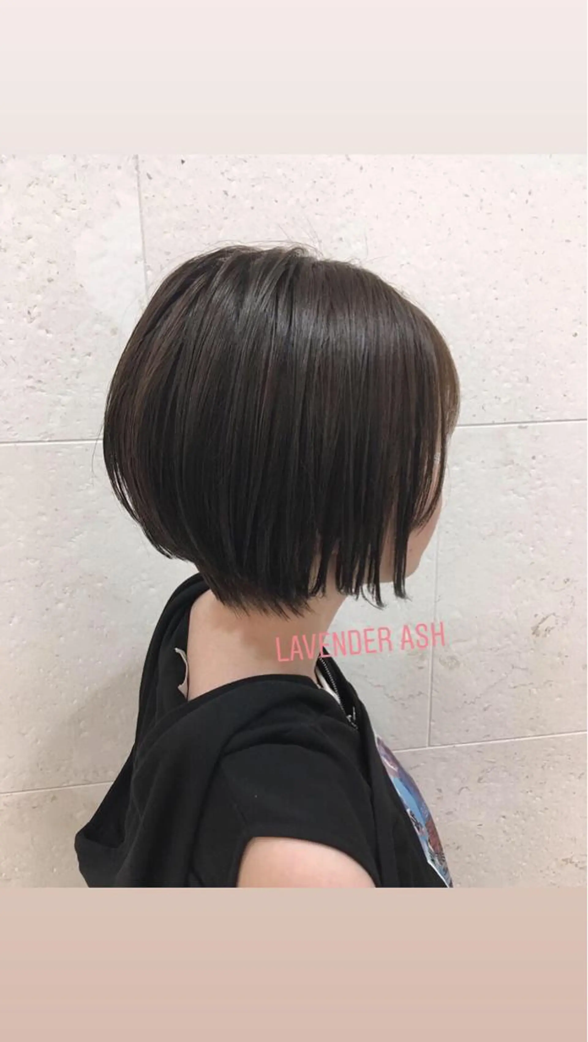 ショート カラー アッシュ ラベンダーカラー ラベンダーアッシュ 斉藤 貴也のヘアスタイル