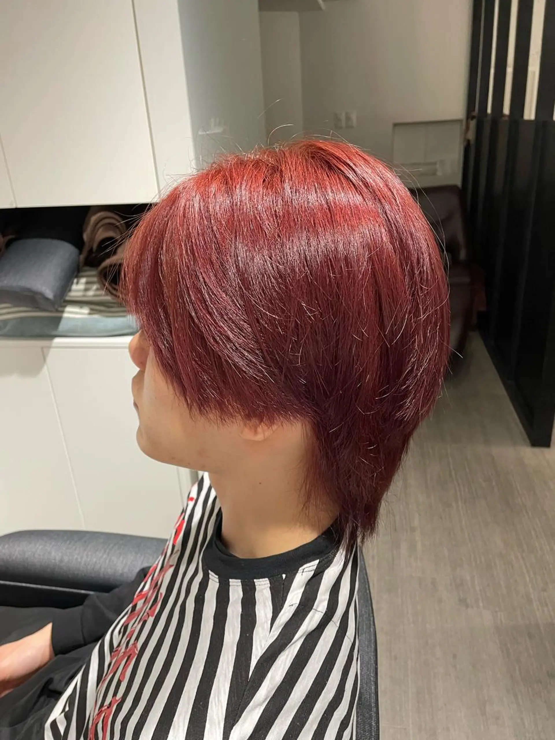 ショート カラー メンズ カット ヘアカラー トリートメント key キーのヘアスタイル