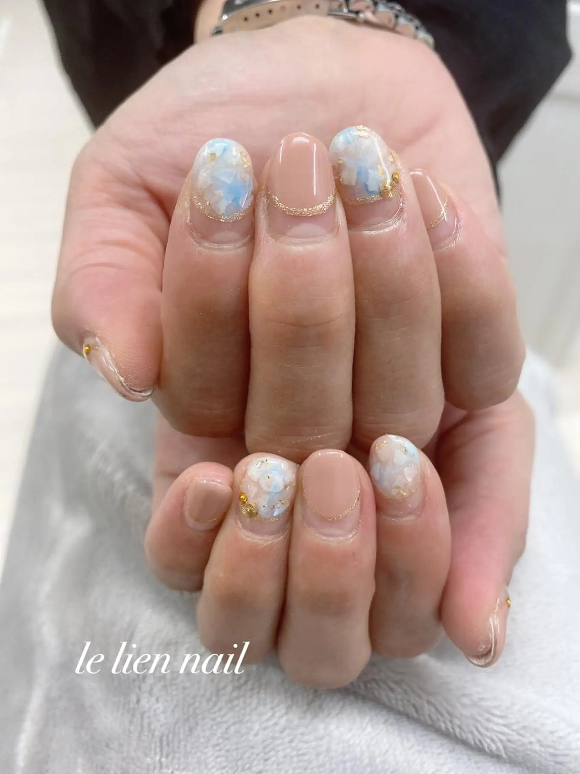 ネイル アートネイル ニュアンスネイル le lien nailのネイルデザイン
