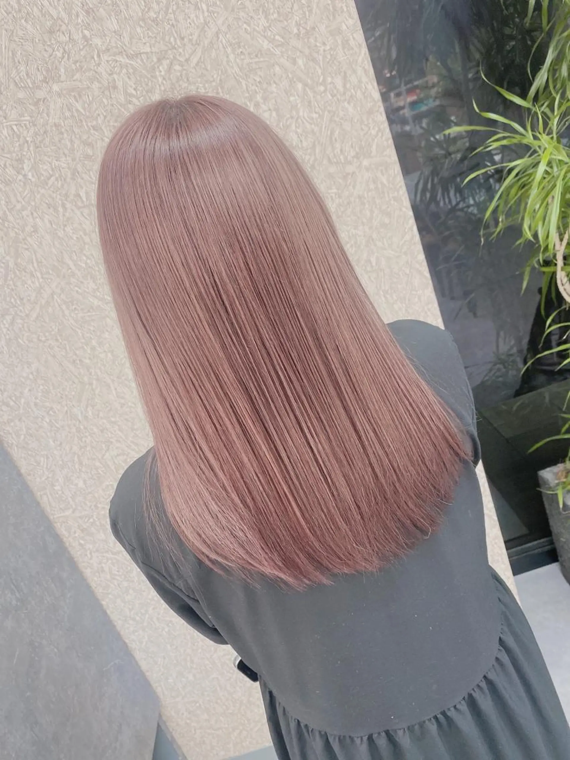 ミディアム ツヤ髪レイヤー/ 顔まわり/kokiのヘアスタイル