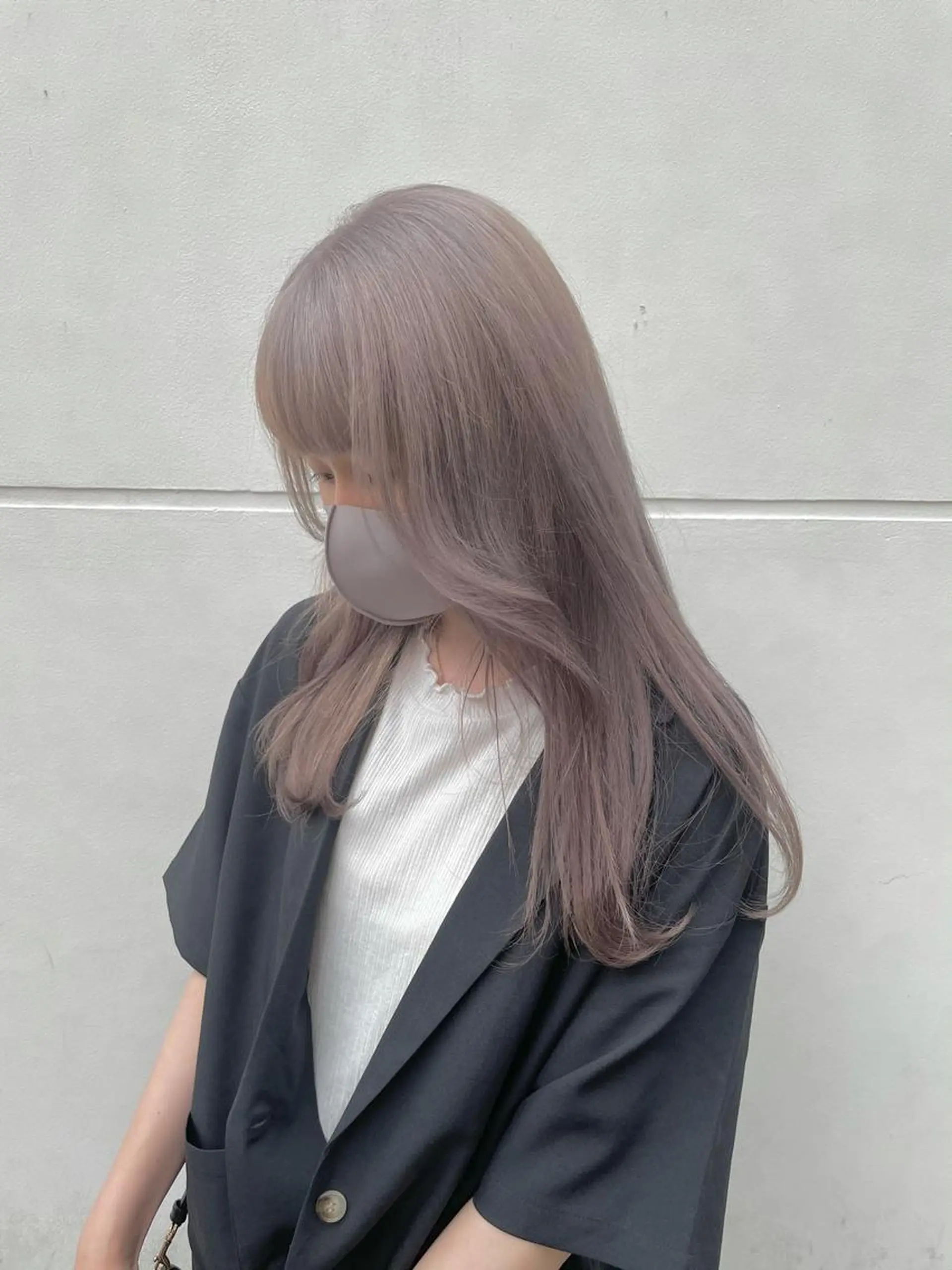 ロング ヘアカラー トリートメント 🔥女子ウケ🔥 メンズカットRIOのヘアスタイル