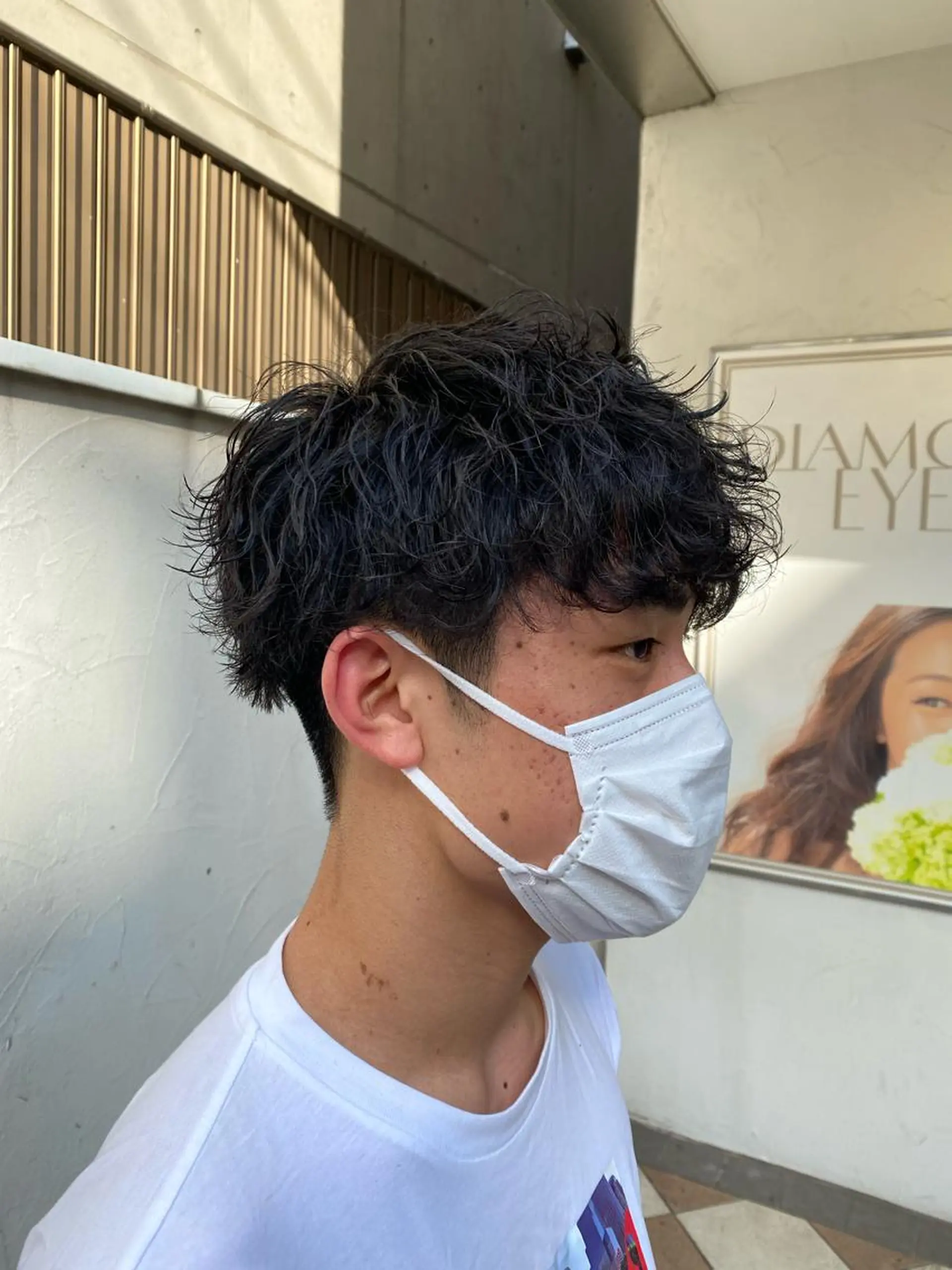 ショート メンズ カット パーマ メンズ特化型美容師 栗山勇人のヘアスタイル