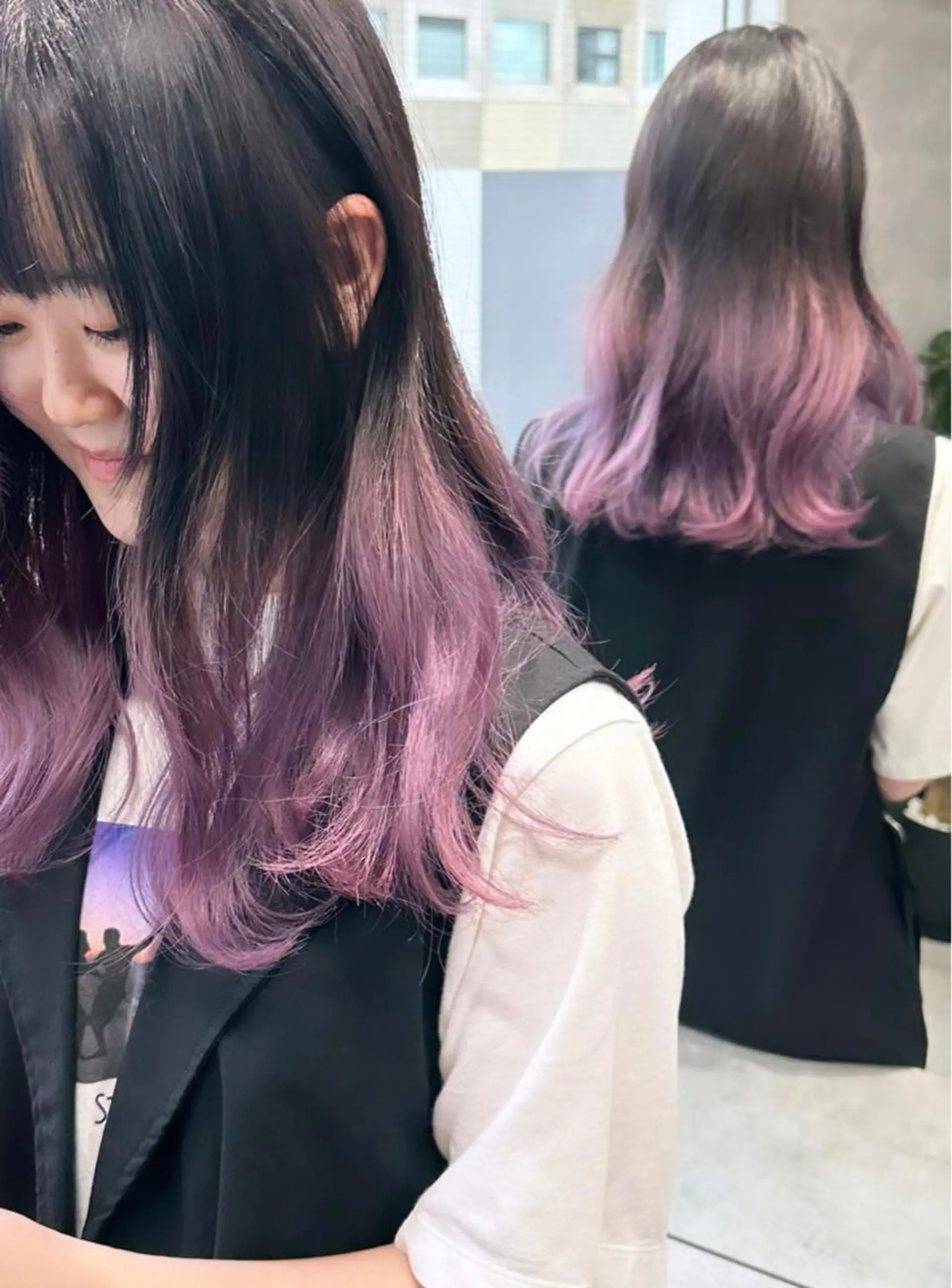 ロング 縮毛矯正 カット ヘアカラー トリートメント 🪄🫧ハイトーン/ 乙津茜🐰L'wisのヘアスタイル