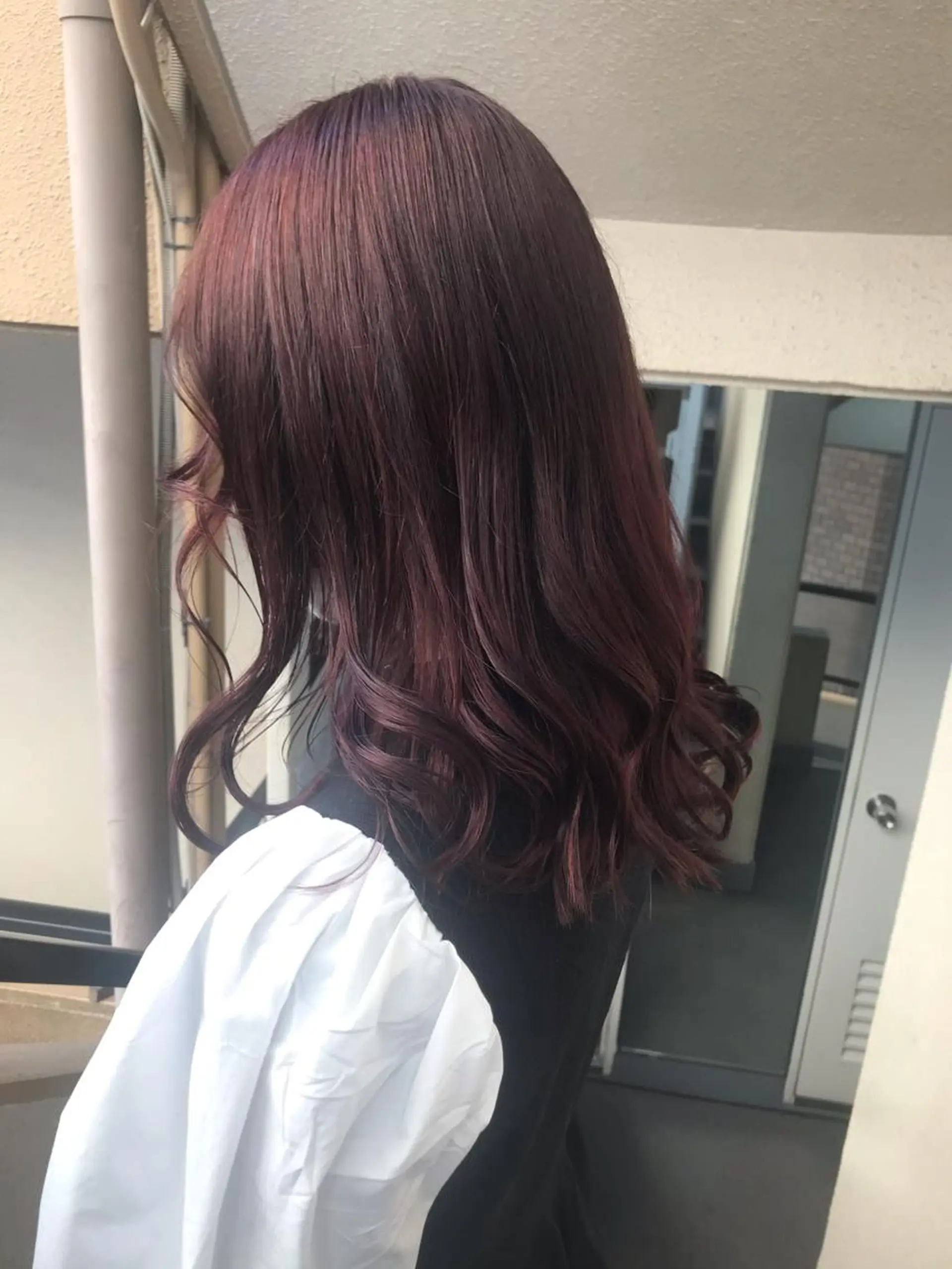 ミディアム カラー ヘアカラー 縮毛矯正 トリートメント 💎髪質改善💎 デザイナーshinのヘアスタイル