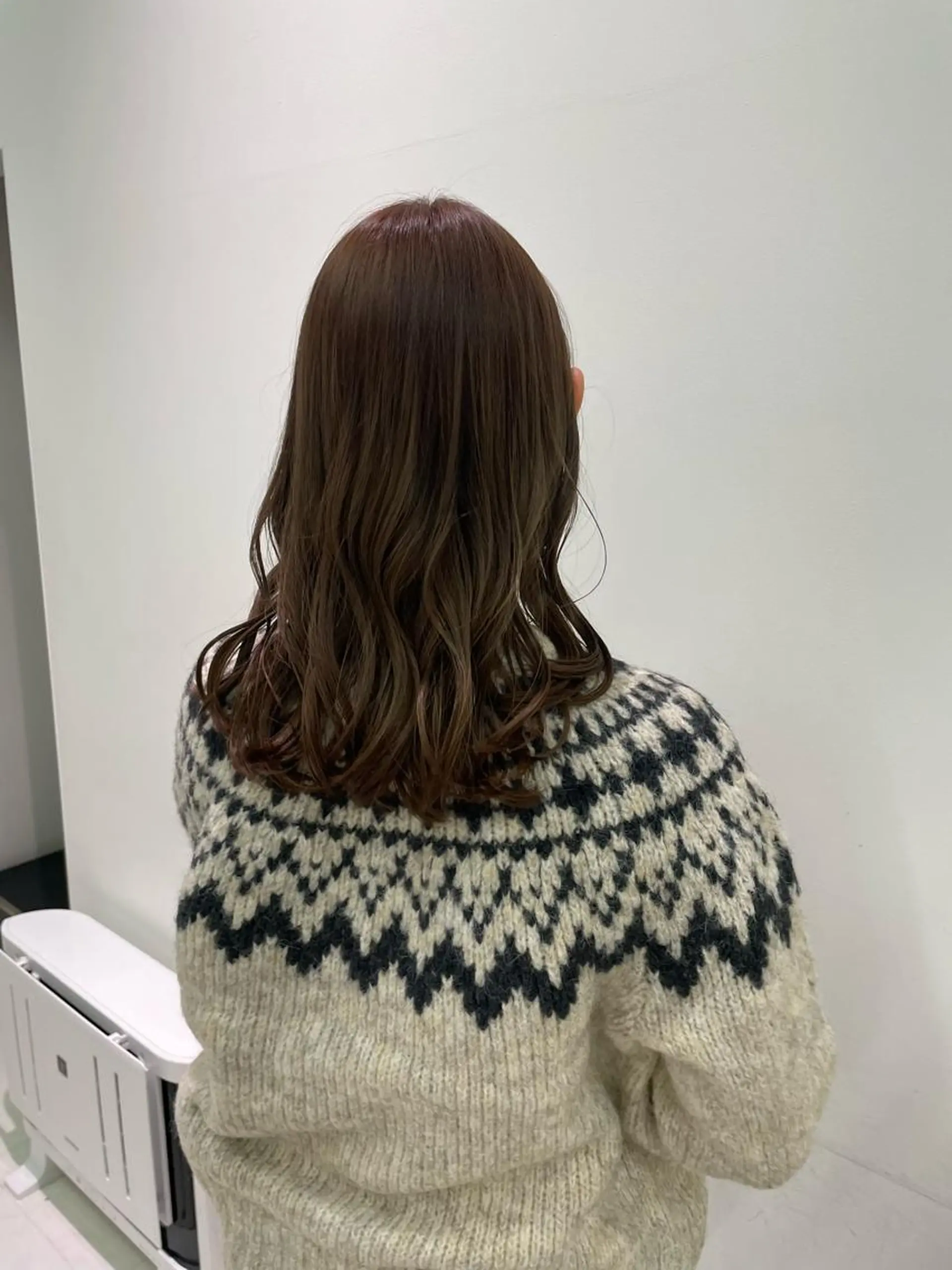 セミロング カラー キッズ ヘアカラー トリートメント オトナヘア🌸 harukaのヘアスタイル